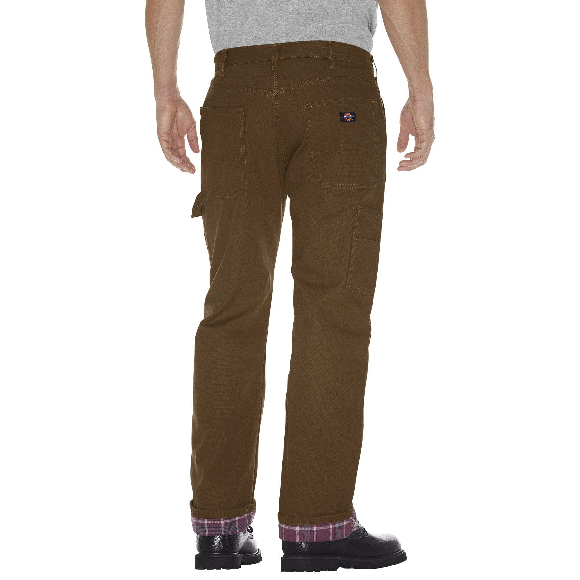 dickies flannel lined carpenter jeans