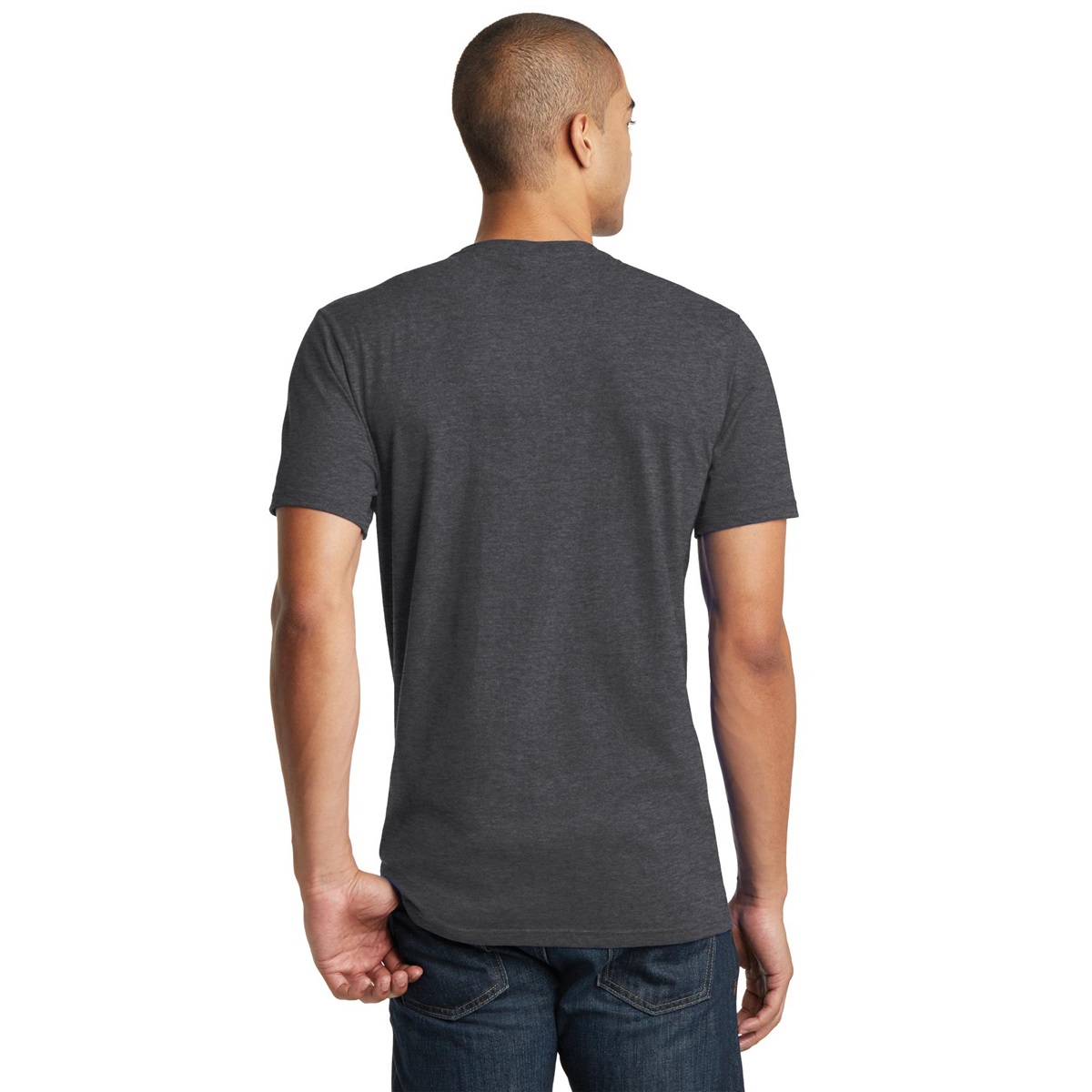 District DT5000 The Concert Tee - Heathered Charcoal | Full Source