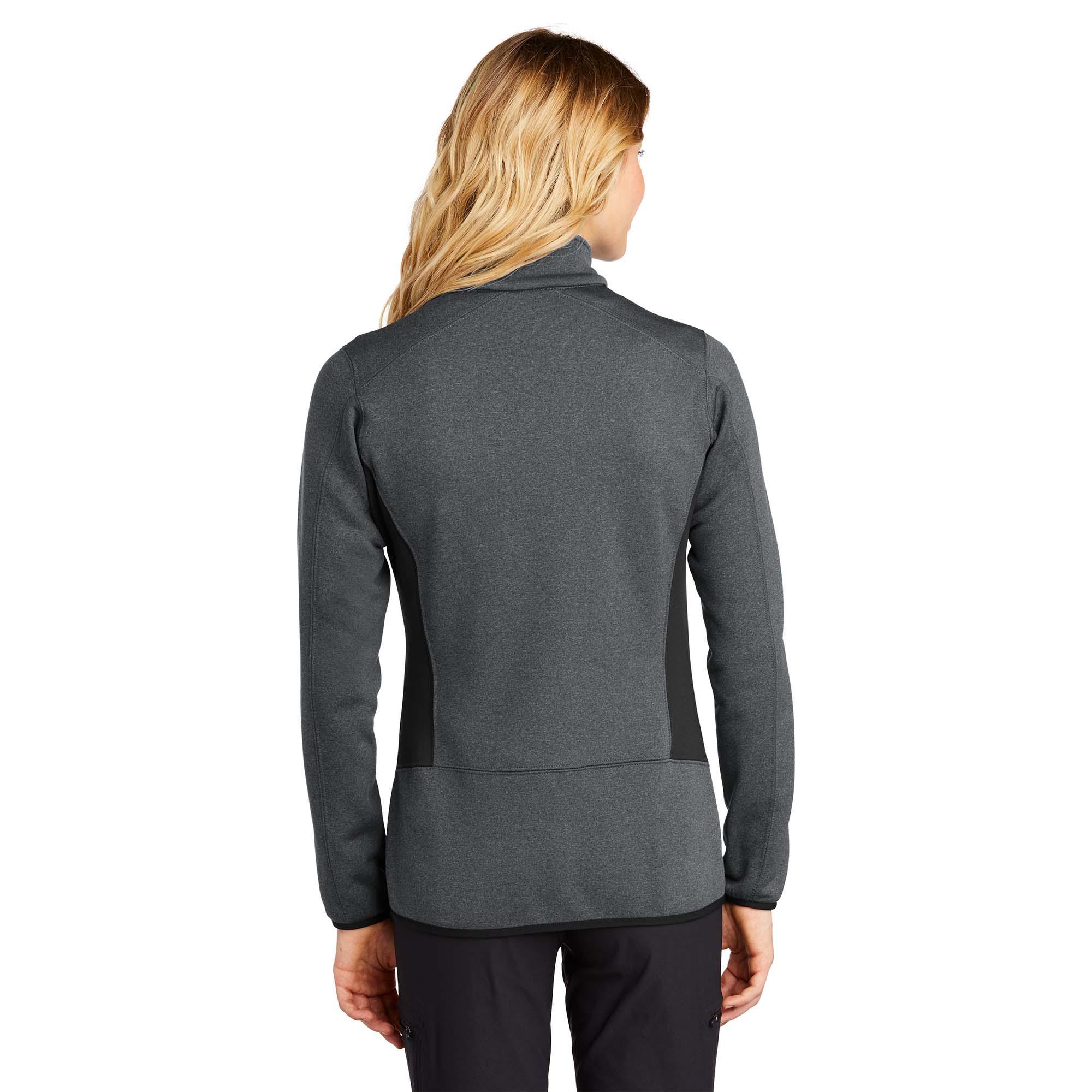 Eddie Bauer EB239 Ladies Full-Zip Heather Stretch Fleece Jacket