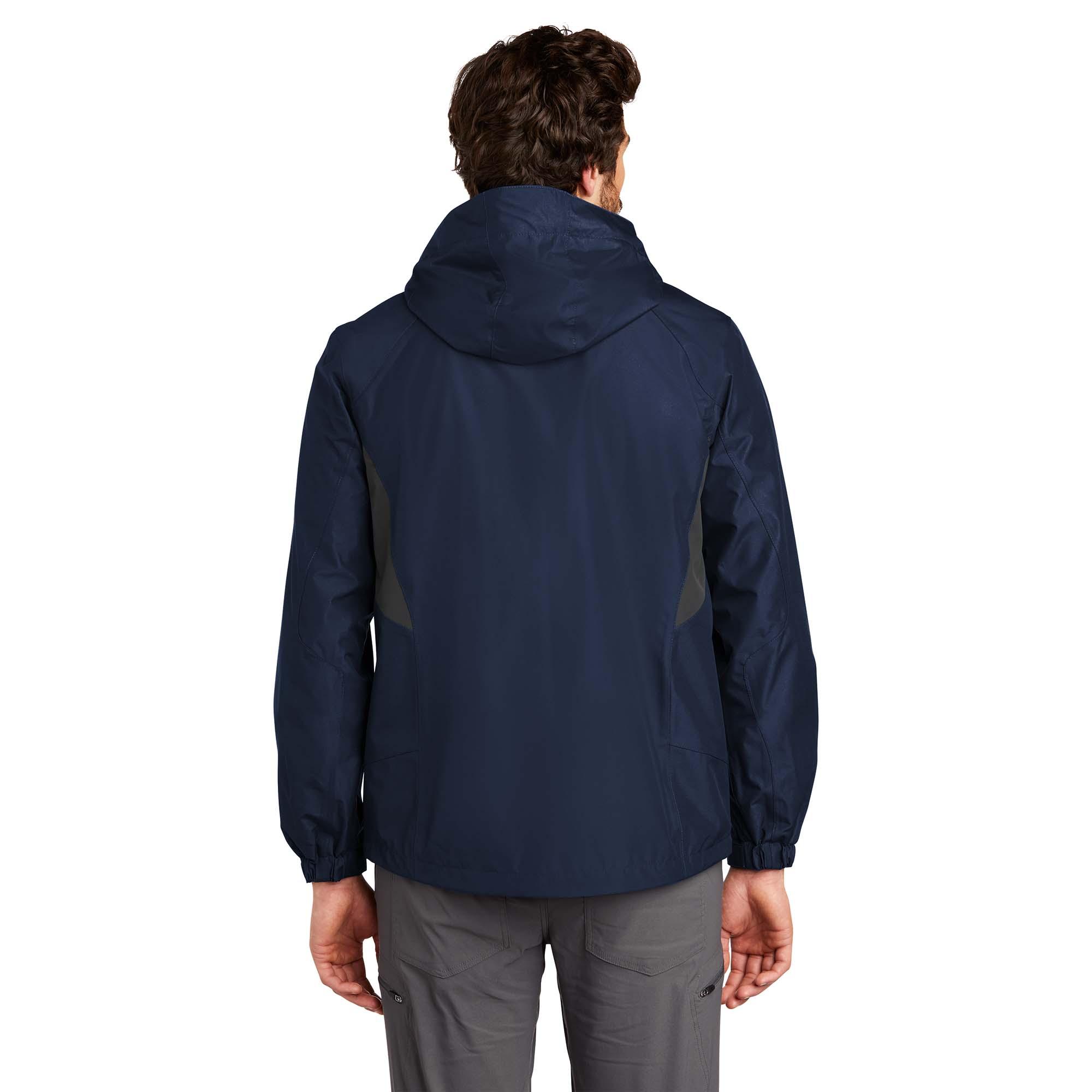 Eddie Bauer EB550 Rain Jacket - River Blue/Grey Steel | Full Source