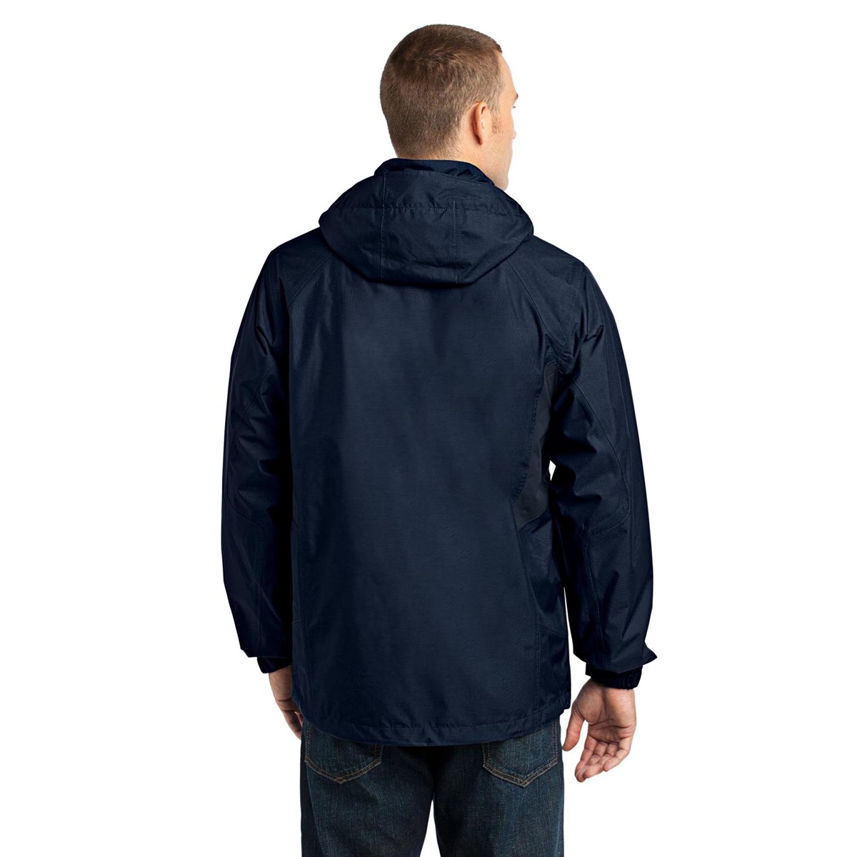 Eddie Bauer EB550 Rain Jacket River Blue/Grey Steel