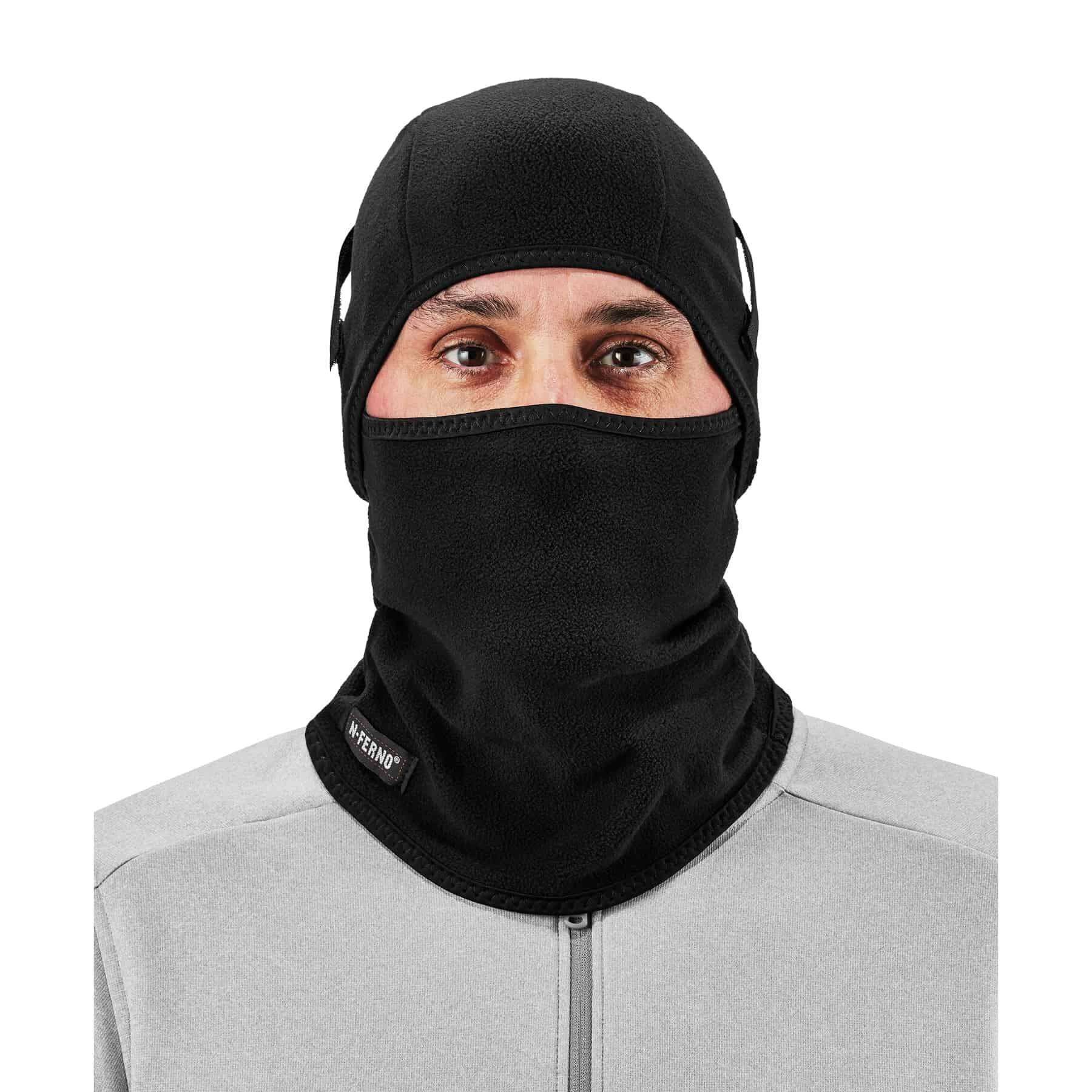 Ergodyne N-Ferno 6826 Two-Piece Fleece Balaclava - Black | Full Source
