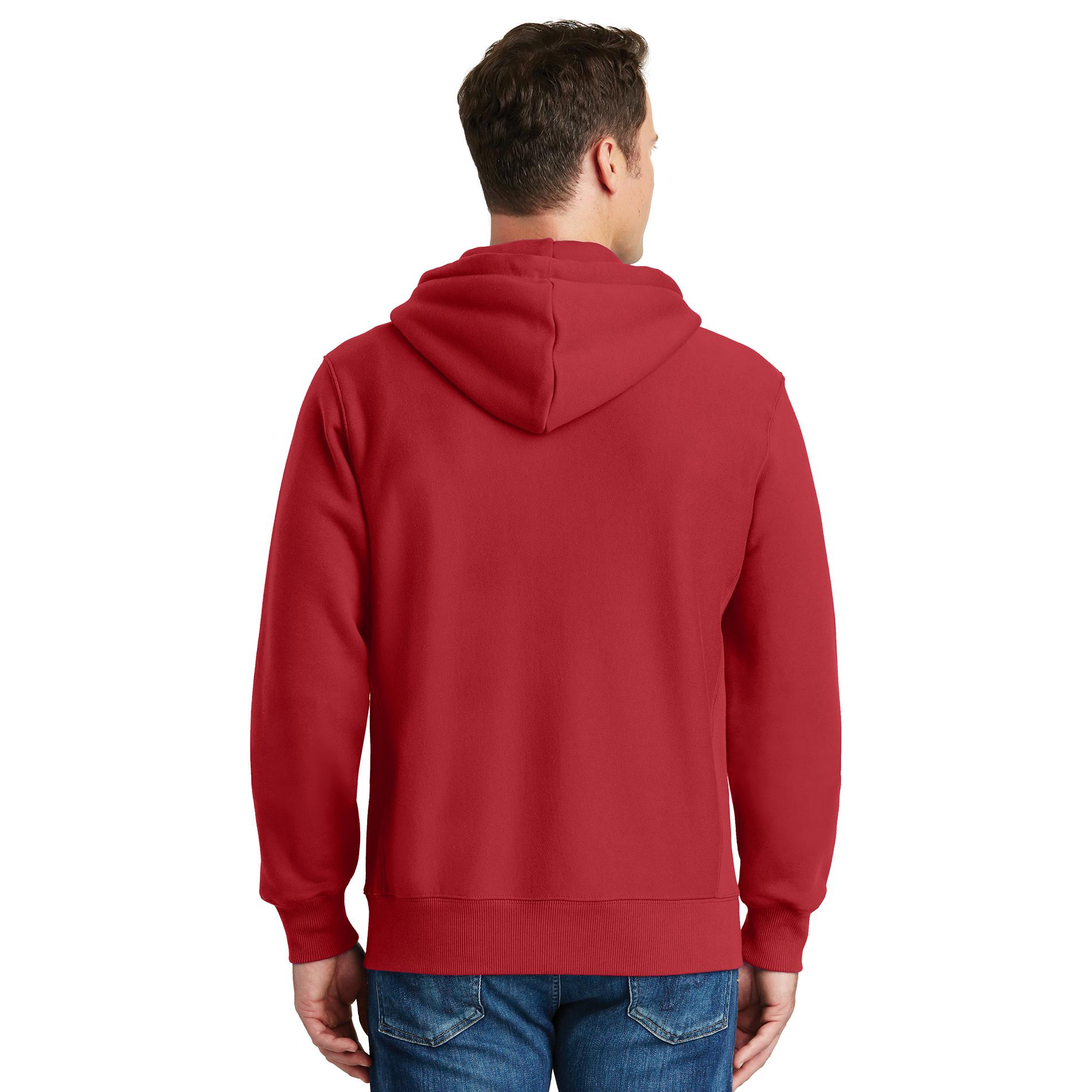 Sport Tek F282 Super Heavyweight Full Zip Hooded Sweatshirt Red Full Source