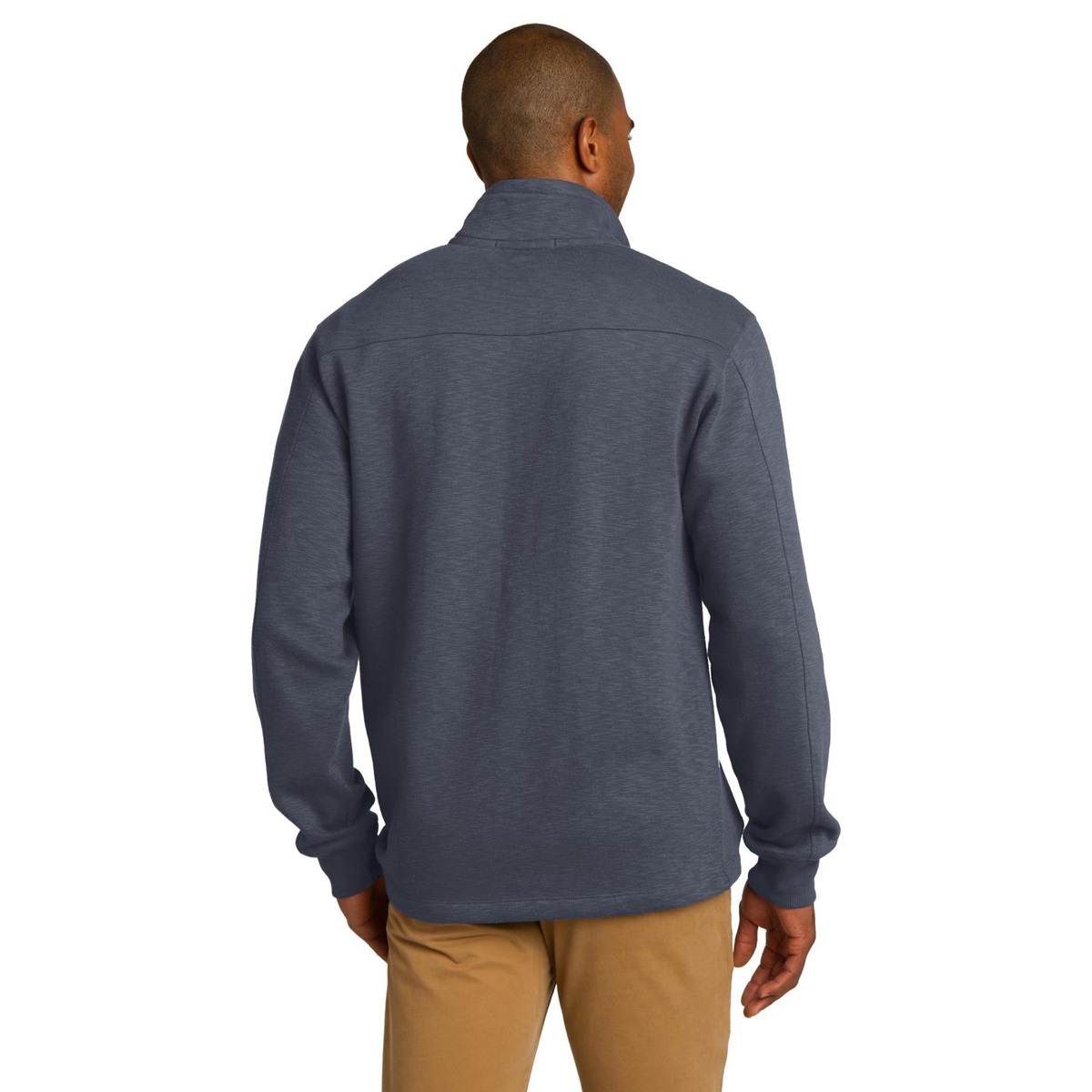 Port Authority F295 Slub Fleece 1/4-Zip Pullover - Slate Grey | Full Source