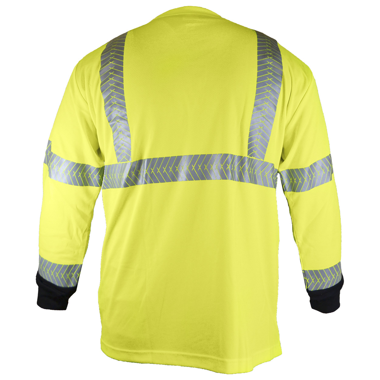 Full Source FS3LSTBS Type R Class 3 Black Bottom Long Sleeve Safety ...