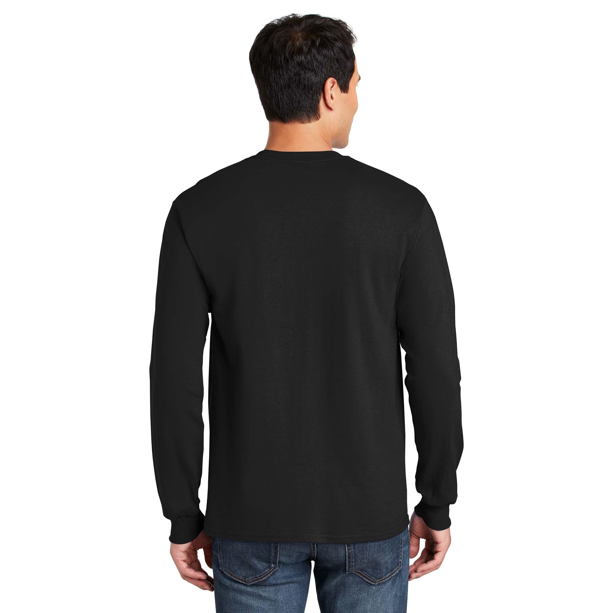 Gildan G2400 Ultra Cotton Long Sleeve T-Shirt - Black | Full Source