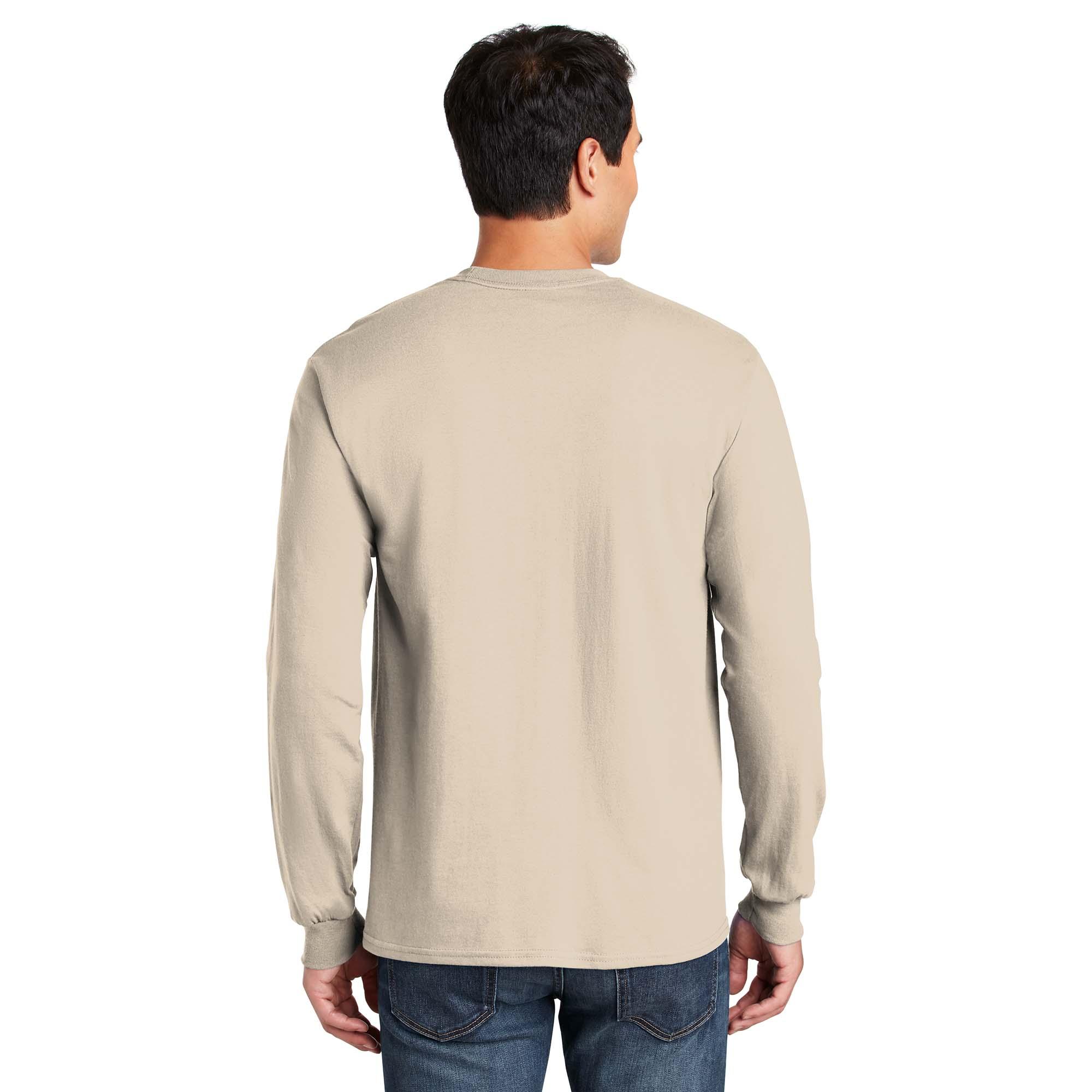 Gildan Ultra Cotton„¢ adult long sleeve t-shirt Light Pink 2XL