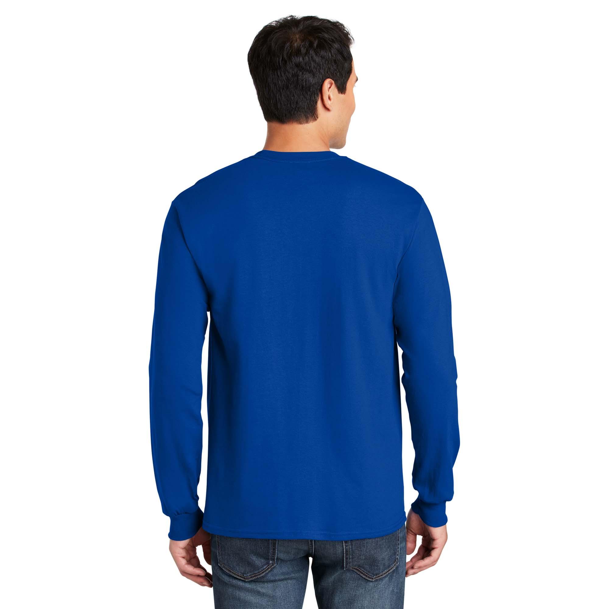 Gildan G2400 Ultra Cotton Long Sleeve T-Shirt - Royal | Full Source