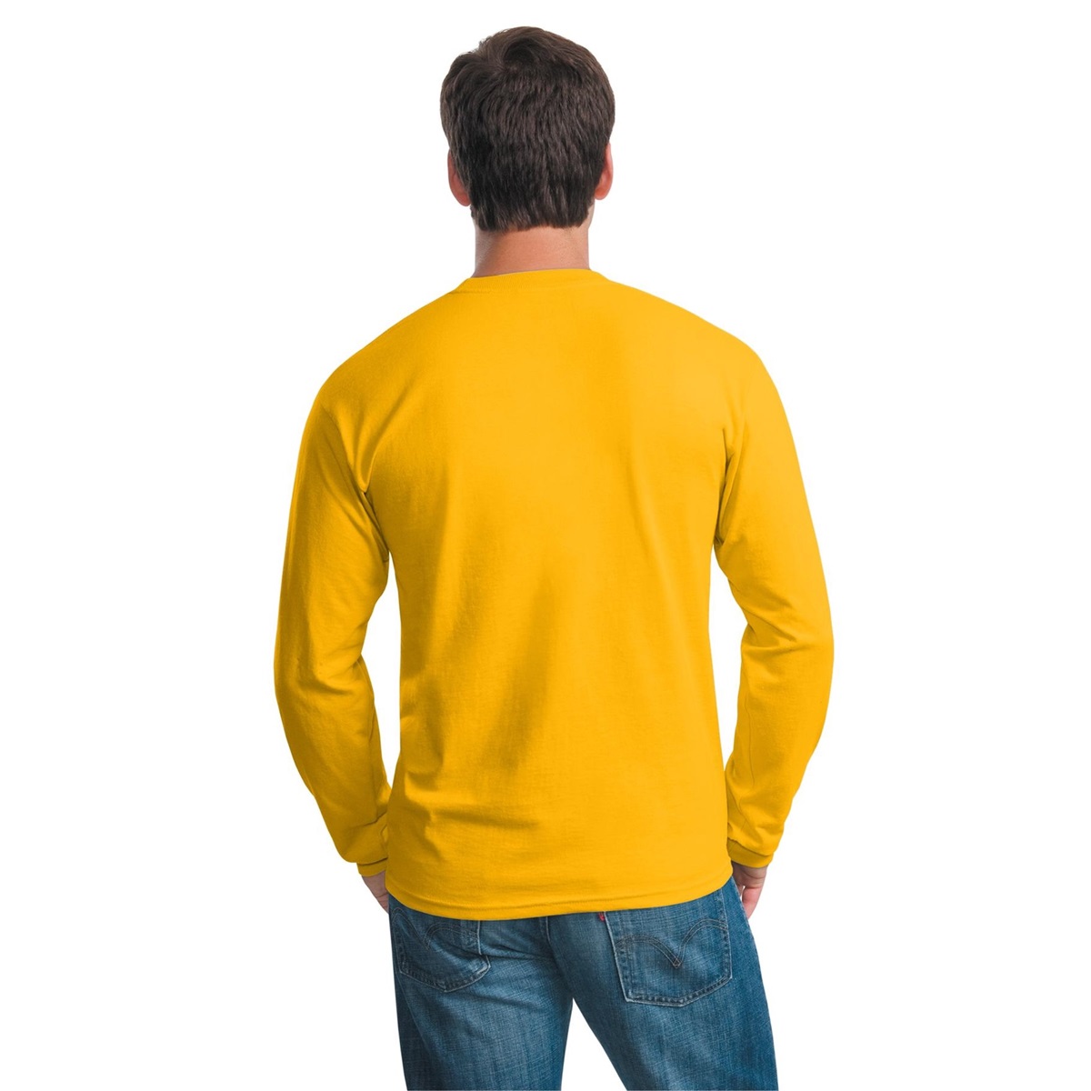 Gildan G2400 Ultra Cotton Long Sleeve T-Shirt - Gold | FullSource.com