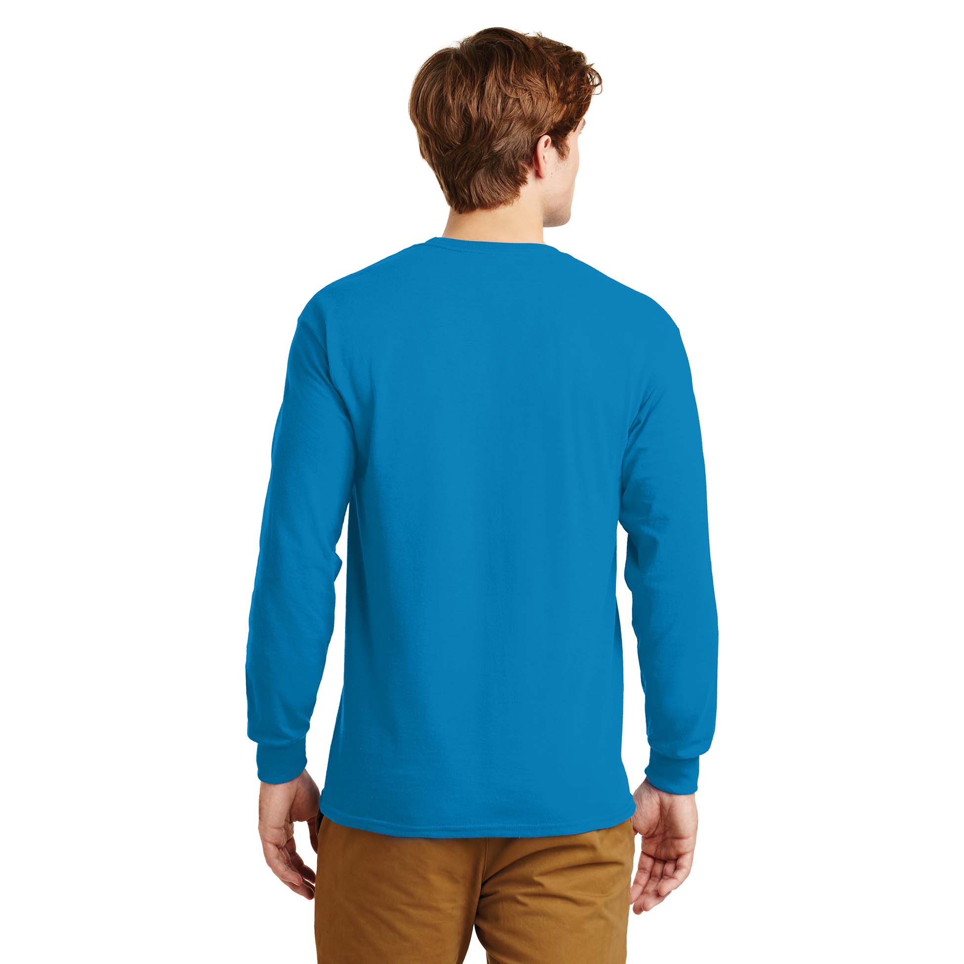 Gildan G2400 Ultra Cotton Long Sleeve T-Shirt - Sapphire | FullSource.com