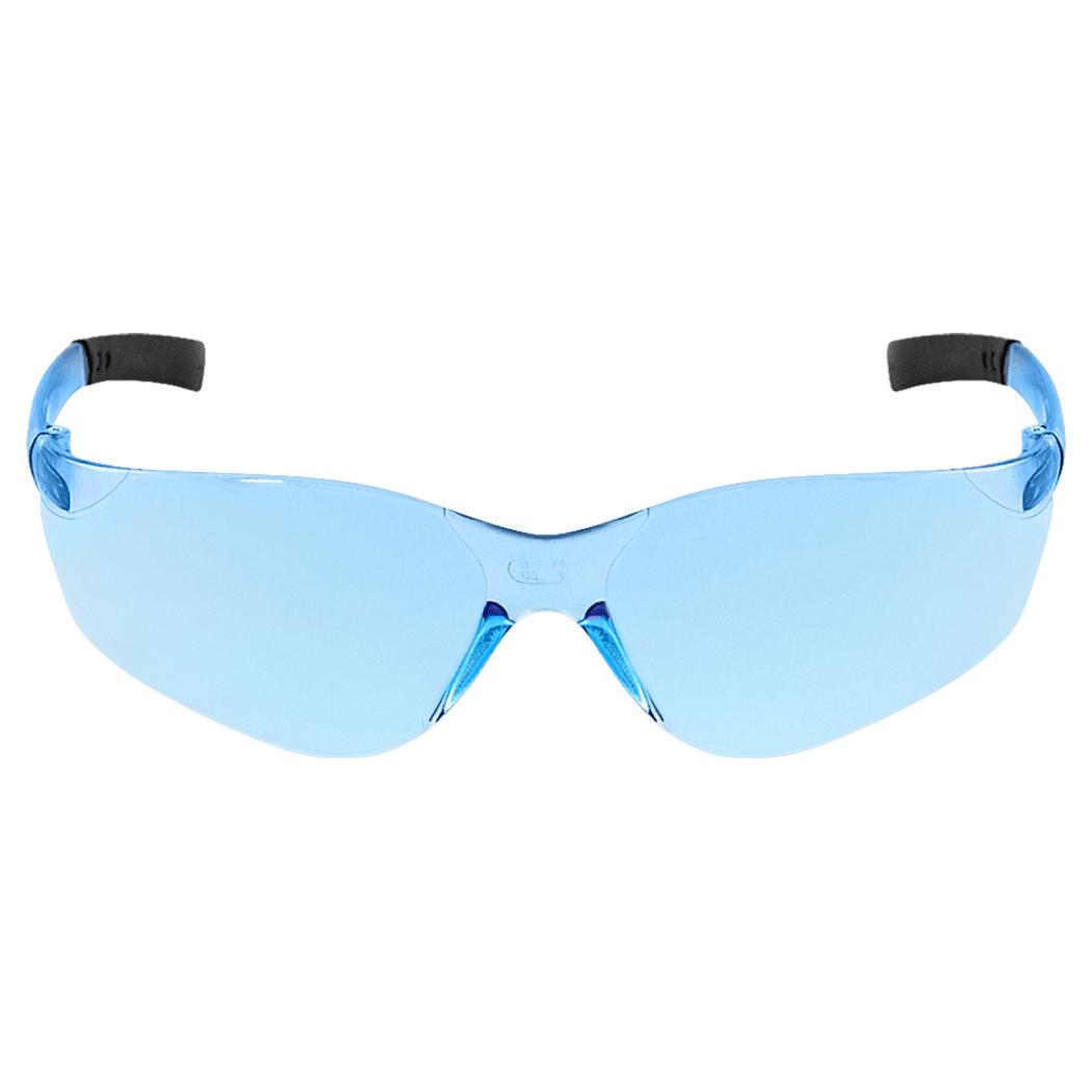 Bullhead Safety Eyewear BH525 Pavon Light Blue Temple Tips Light Blue Lens 1 Pair Crystal Blue Temples 