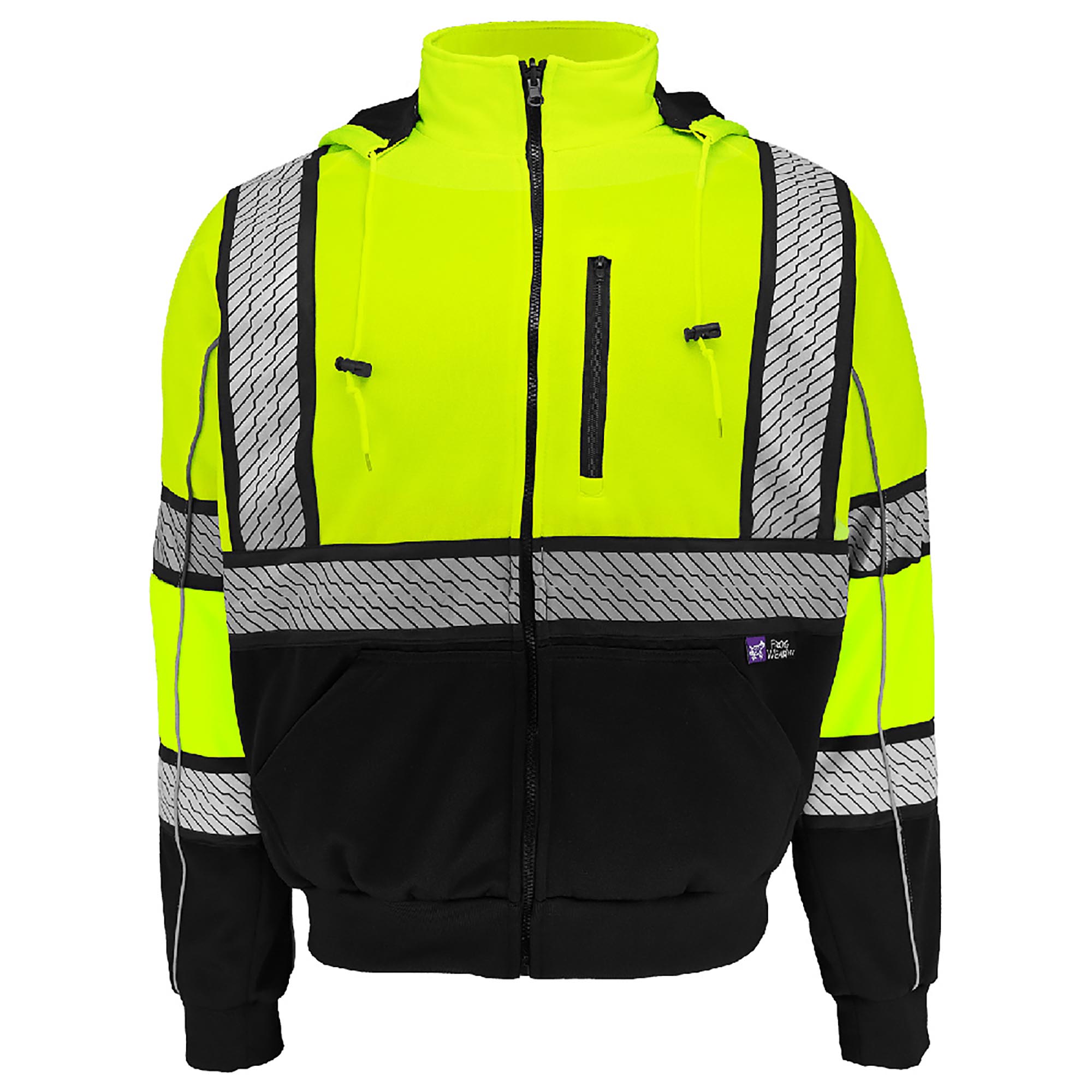 Global Glove GLOHS3 FrogWear Type R Class 3 Black Bottom Sweatshirt