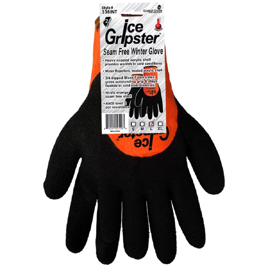Global Glove 380INT Ice Gripster Water-Resistant Gloves