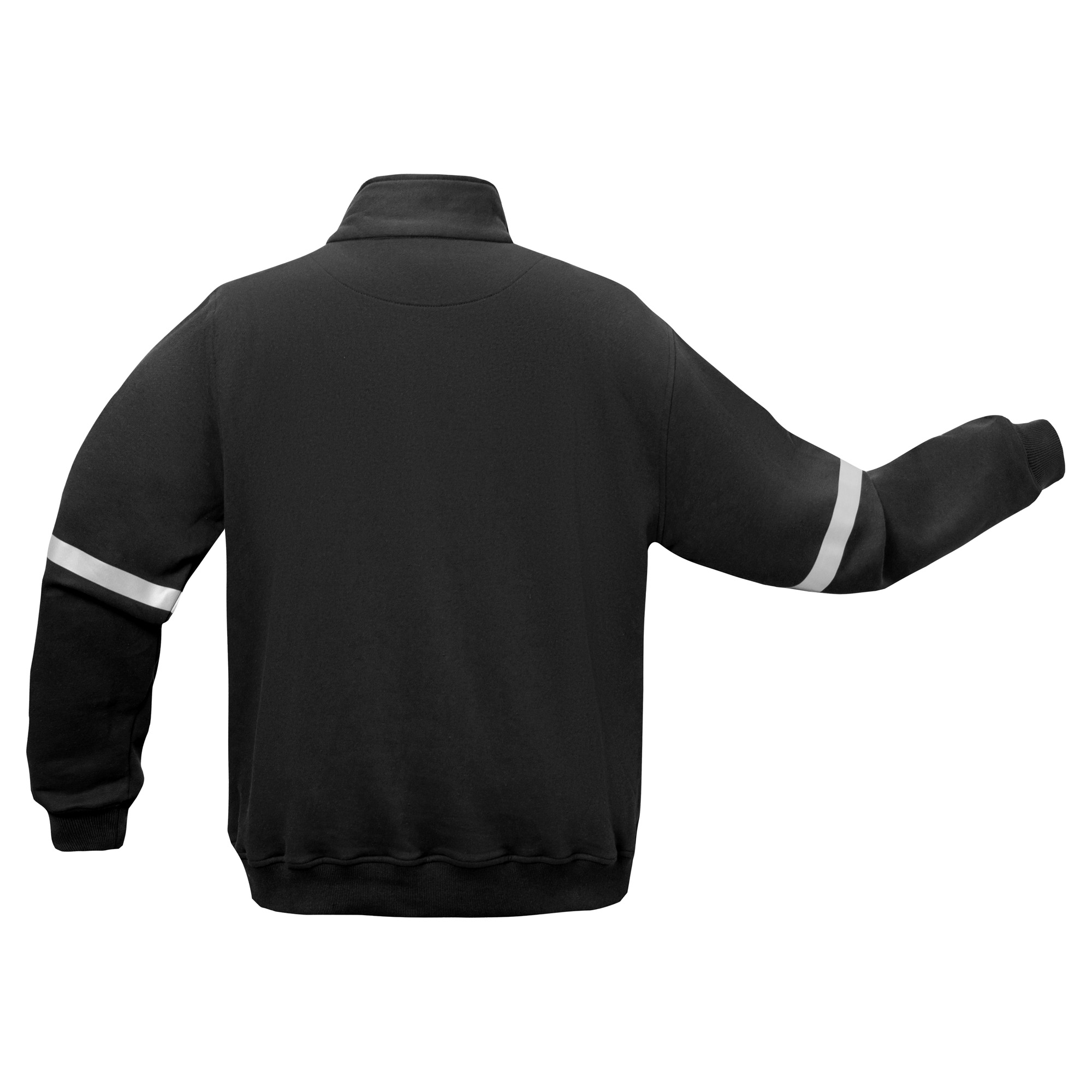 GSS Safety 7525 Quartz 100% Cotton Job Shirt W/ 1/4 Zipper - Black