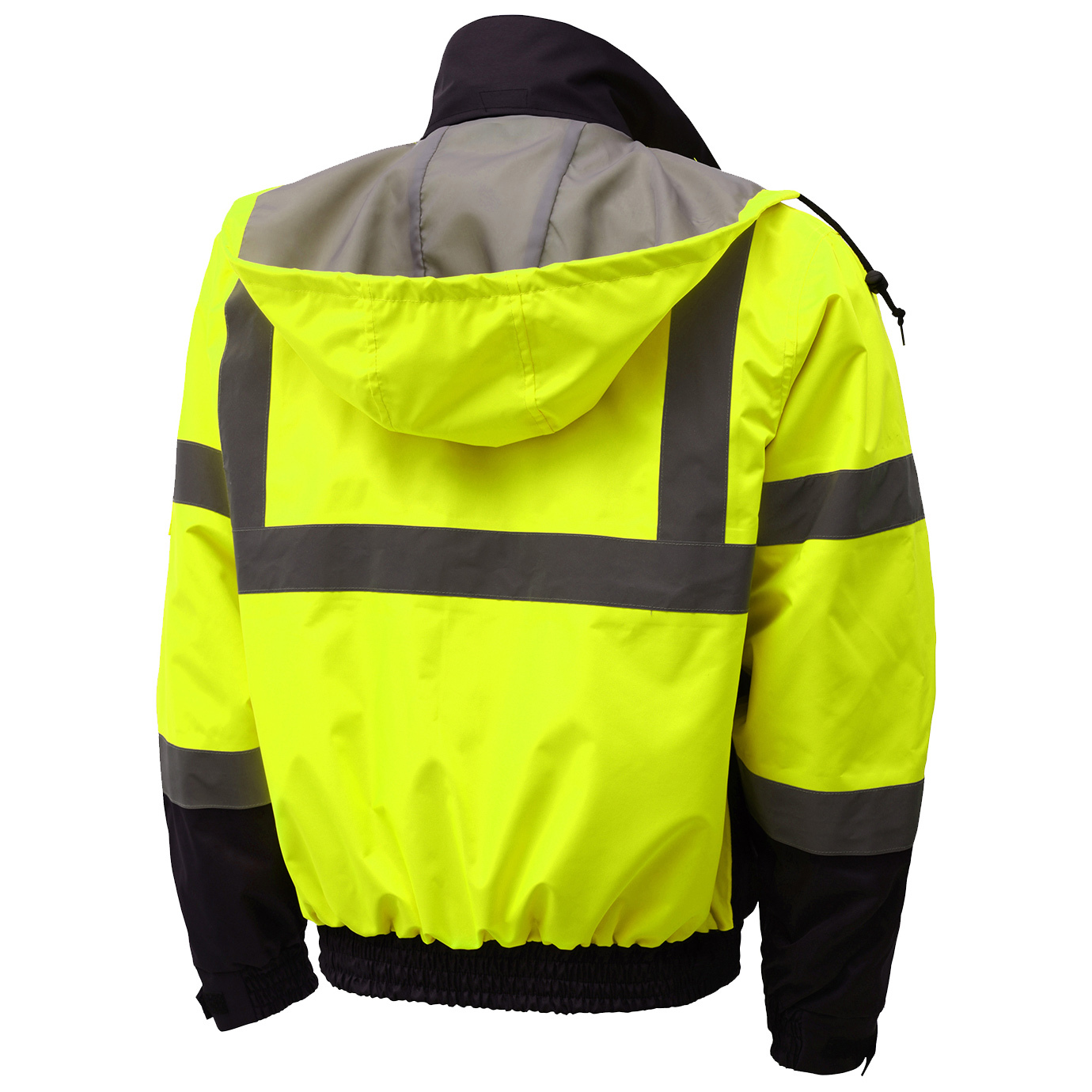 GSS Safety 8003 Type R Class 3 3-in-1 Black Bottom Bomber Jacket ...