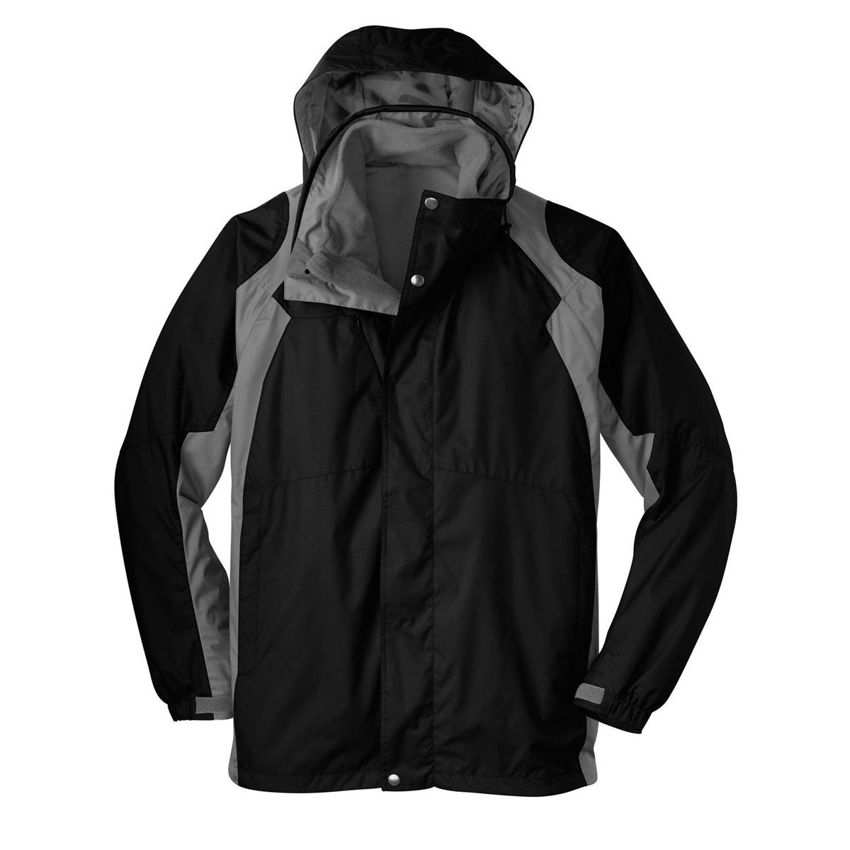 Port Authority J310 Ranger 3-in-1 Jacket - Black/Ink Grey | FullSource.com