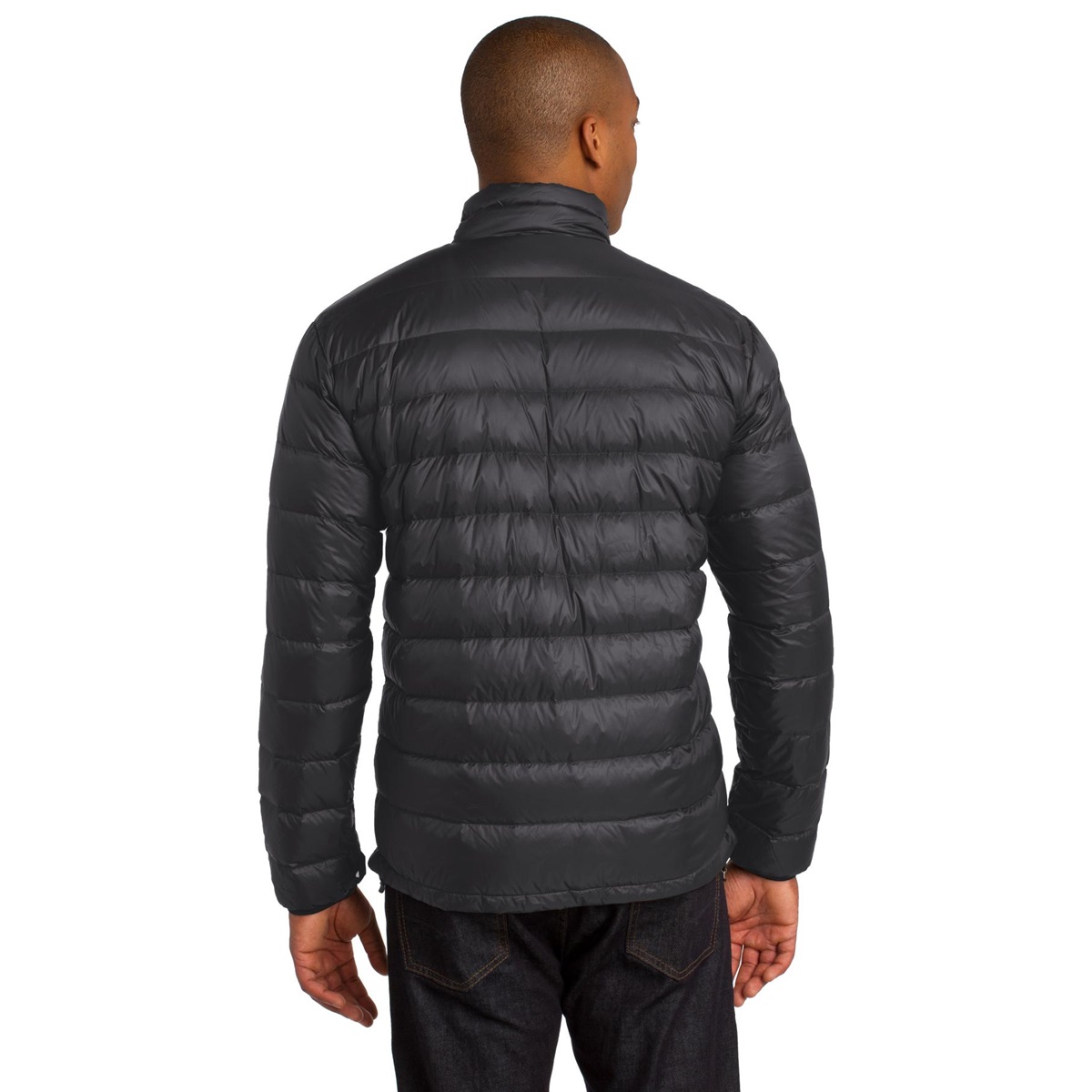 Port Authority J323 Down Jacket - Black | FullSource.com