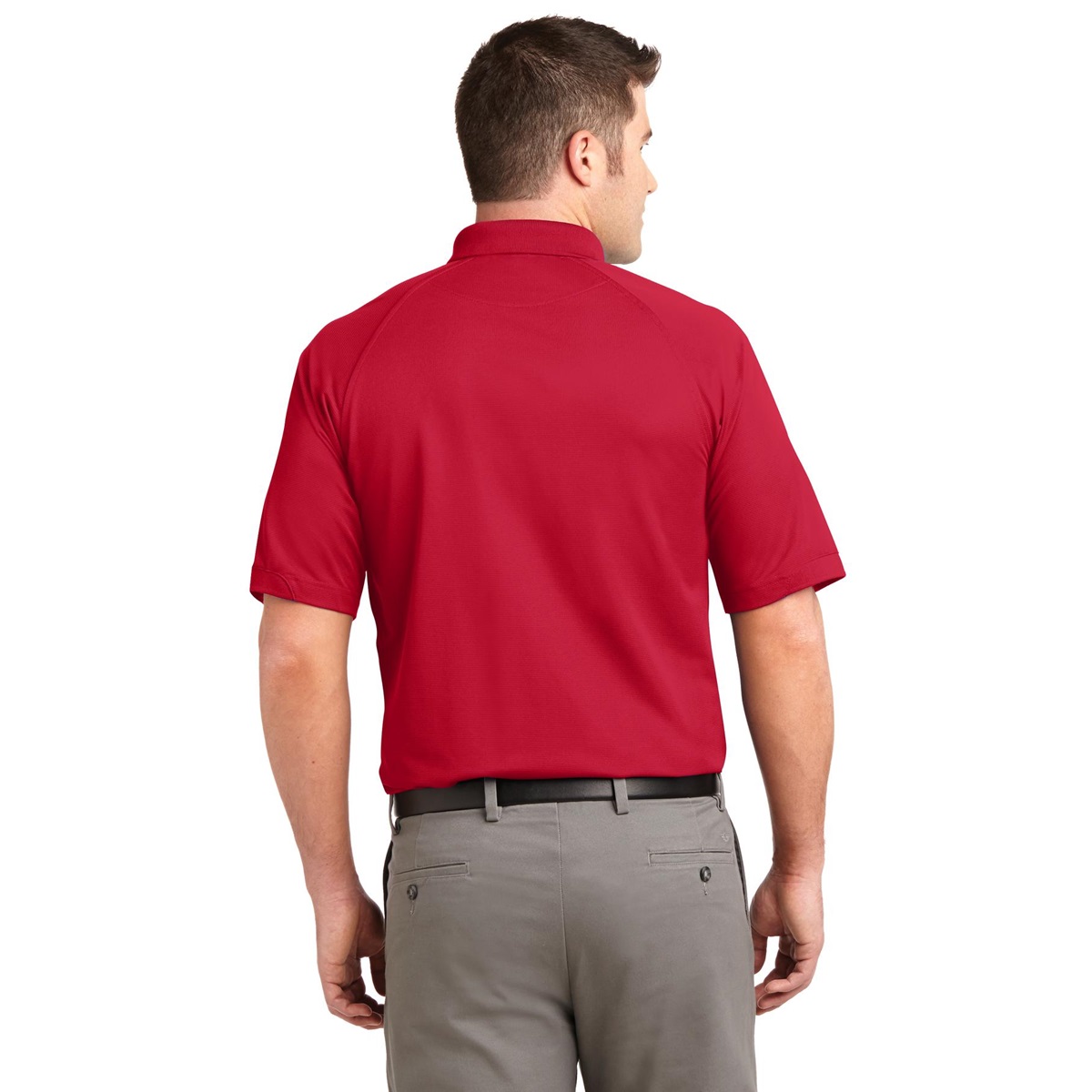 Port Authority K525 Dry Zone Ottoman Polo - Engine Red | FullSource.com
