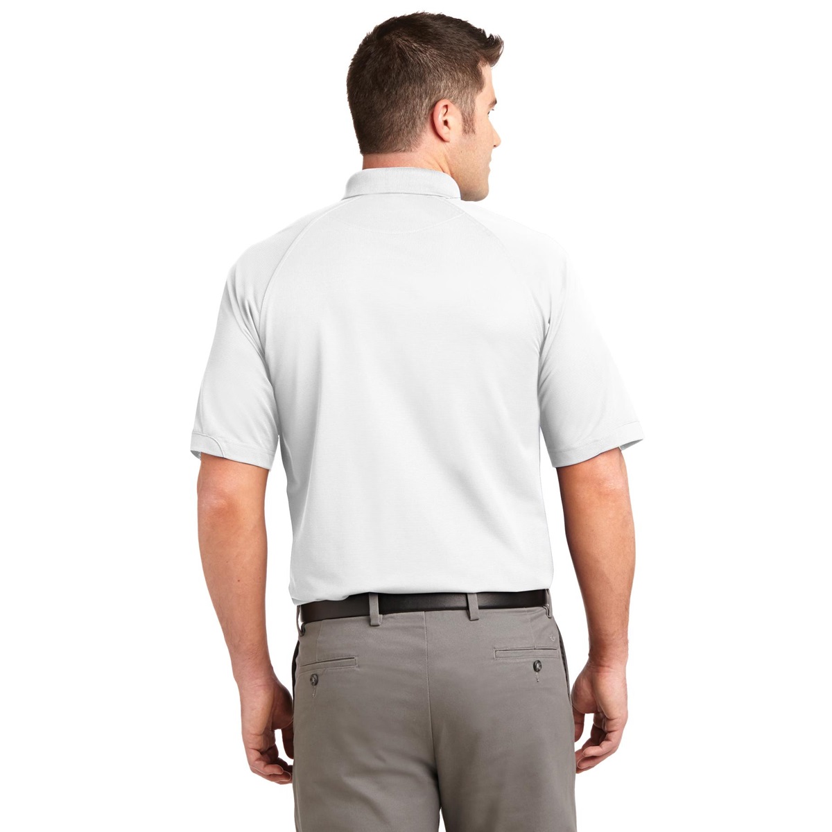 Port Authority K525 Dry Zone Ottoman Polo - White | FullSource.com