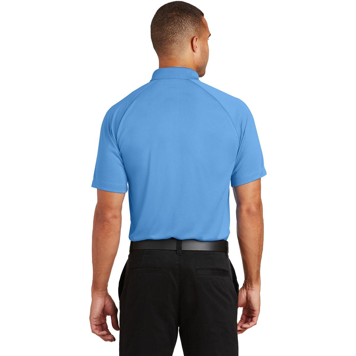 Port Authority K575 Crossover Raglan Polo - Azure Blue | Full Source