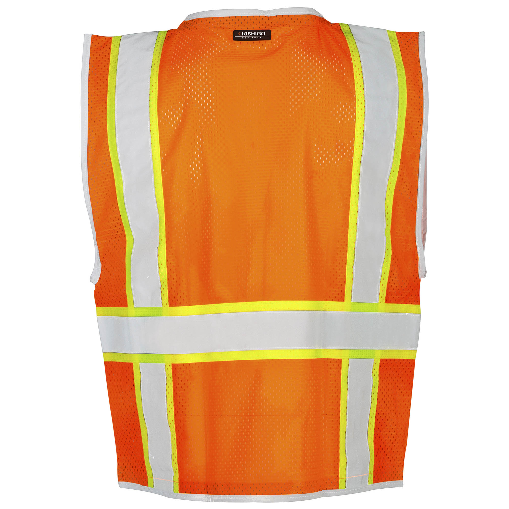 Kishigo 1511 Brilliant Series Heavy Duty Safety Vest - Orange | Full Source