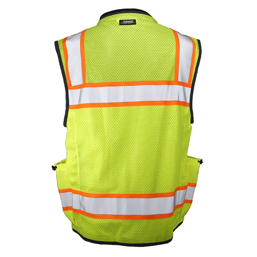 Kishigo 1823 Ultimate Construction Surveyor Safety Vest - Yellow