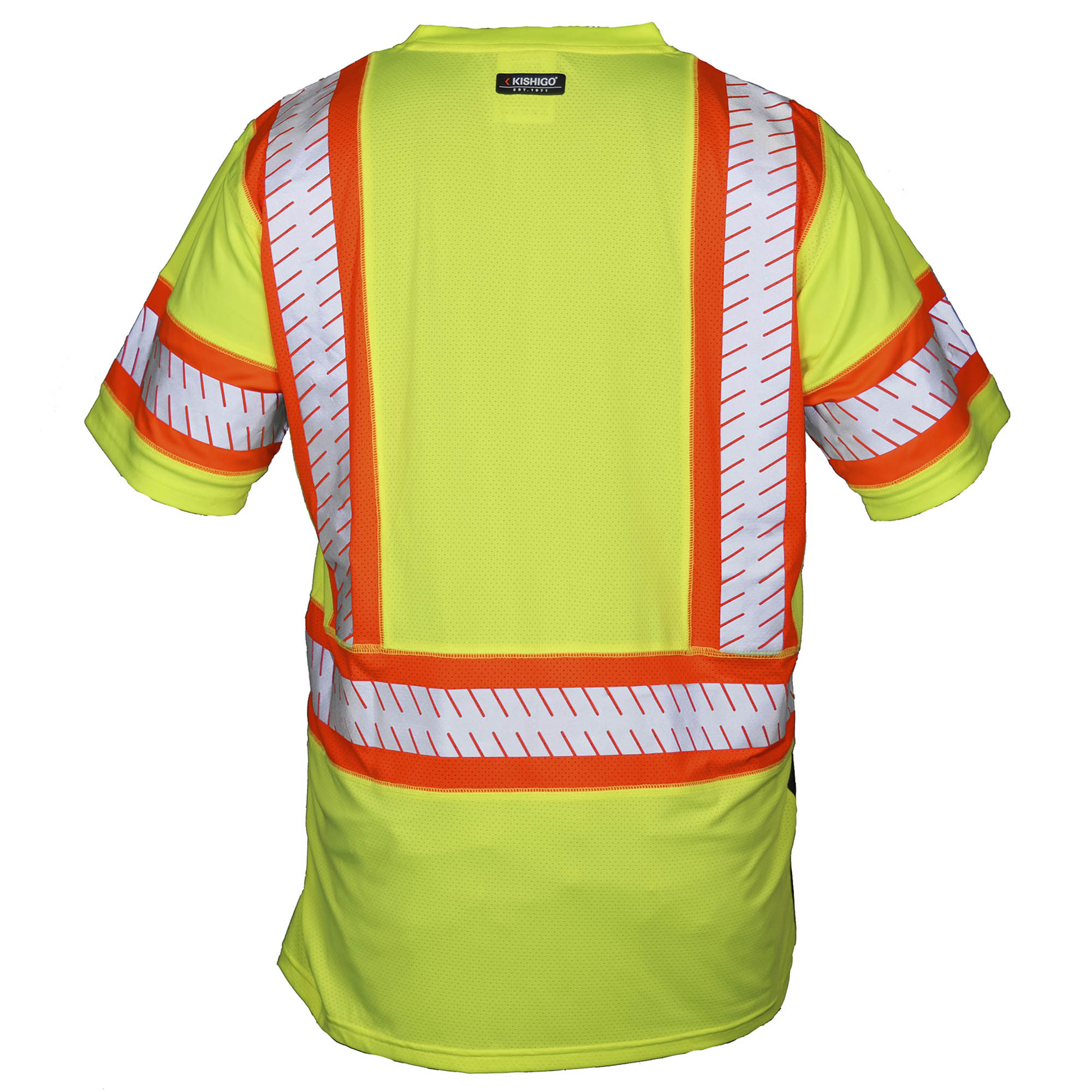 Kishigo 9179 Brilliant Series Type R Class 3 Black Bottom Safety Shirt ...