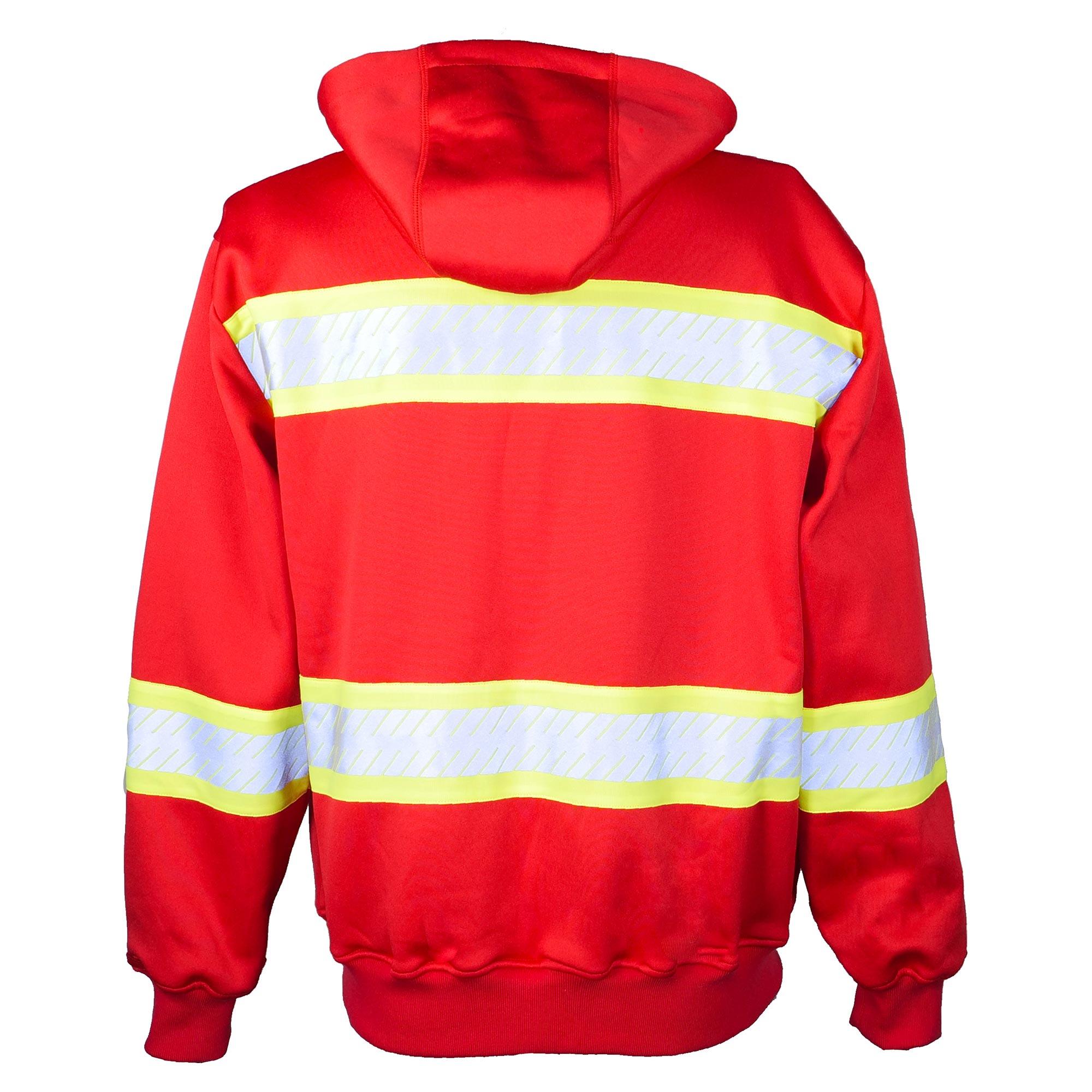 Kishigo B313 Enhanced Visibility Heavyweight Hoodie - Red