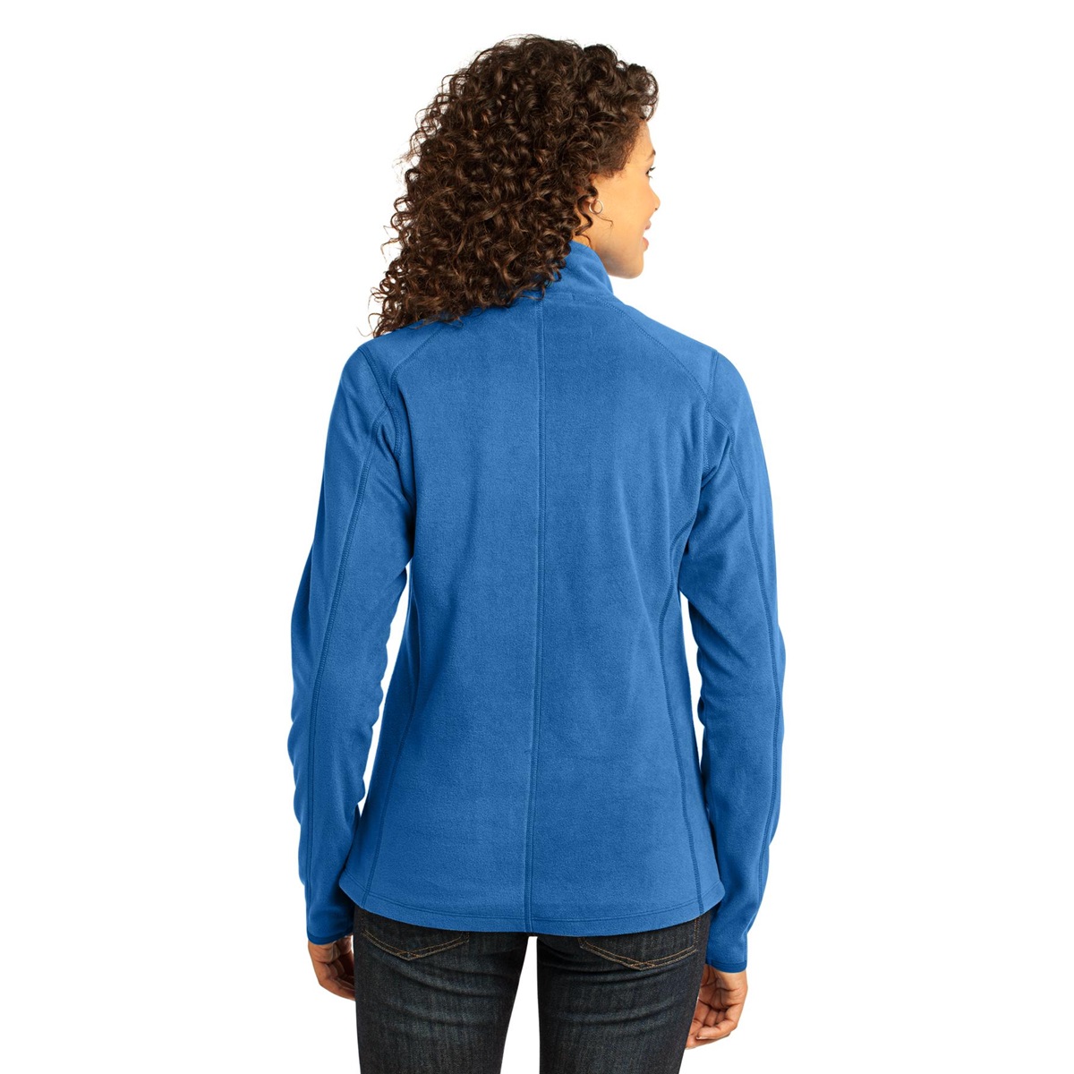 Port Authority L224 Ladies Microfleece 1/2-Zip Pullover - Light Royal | FullSource.com