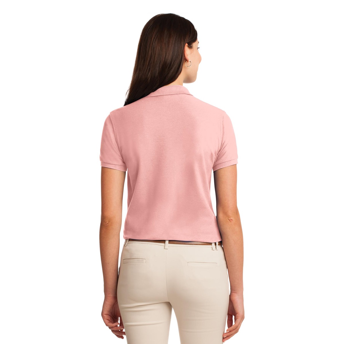 Port Authority L500 Ladies Silk Touch Polo - Light Pink | FullSource.com