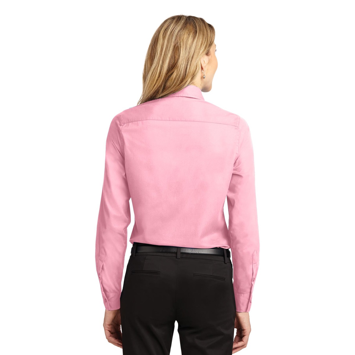 long sleeve pink shirt