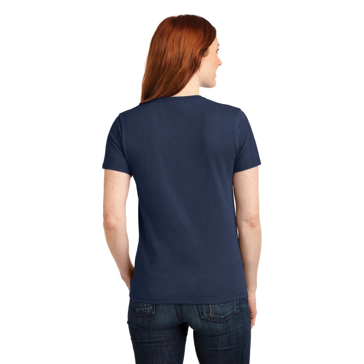 Port & Company LPC55 Ladies Core Blend Tee - Navy | Full Source