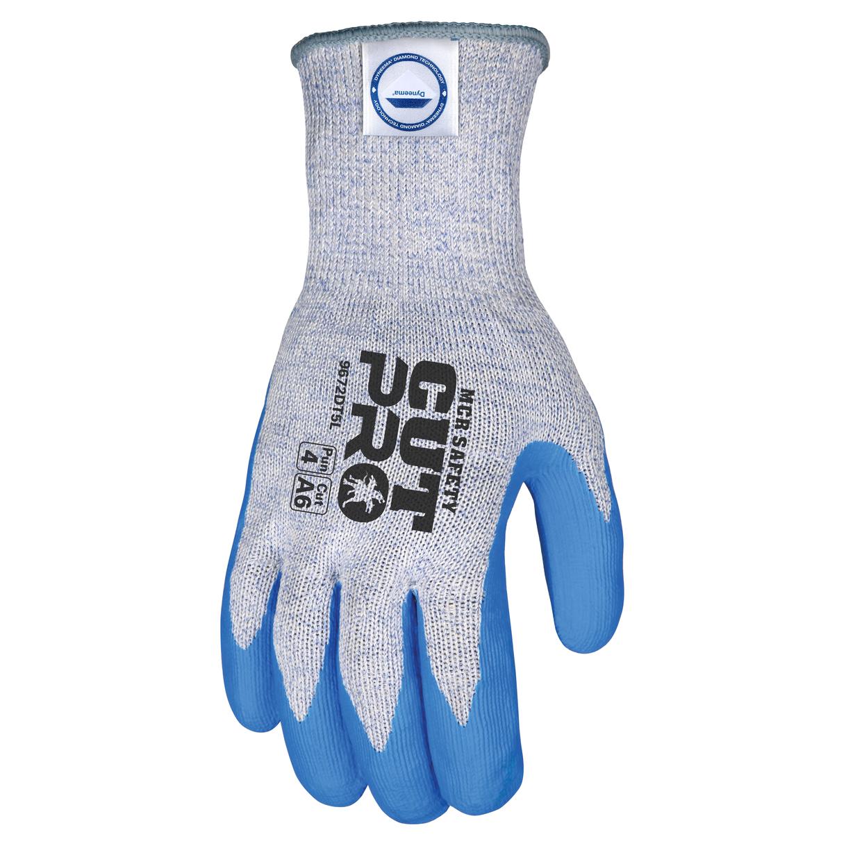 Diamond Tech Ten Inch MCR Safety 9672DT5 Diamond Tech Gloves - 10 Gauge Dyneema DT/Steel ...