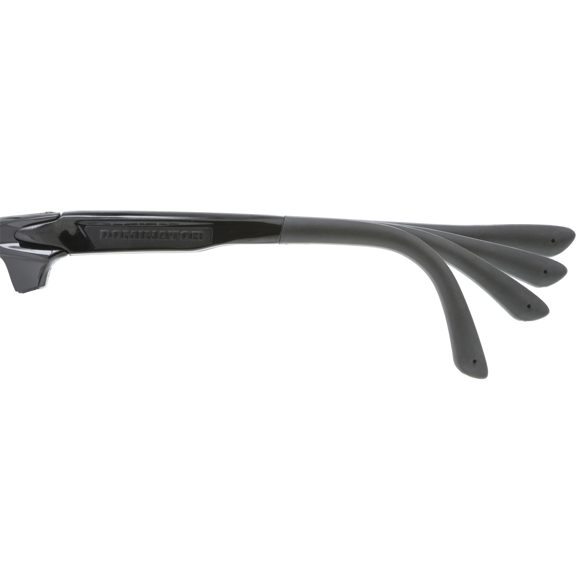 Mcr Safety Dm1337b Dominator Dm3 Safety Glasses Black Frame Black Mirror Lens