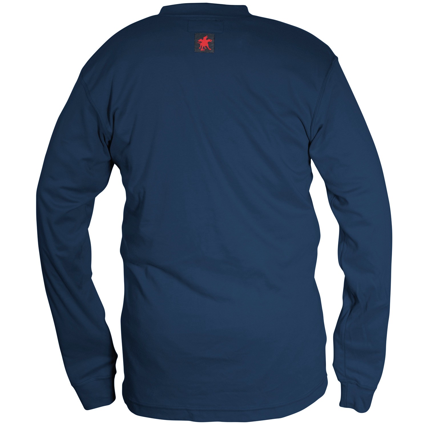 MCR Safety H1 Max Comfort Long Sleeve FR Henley Shirt - Navy Blue ...