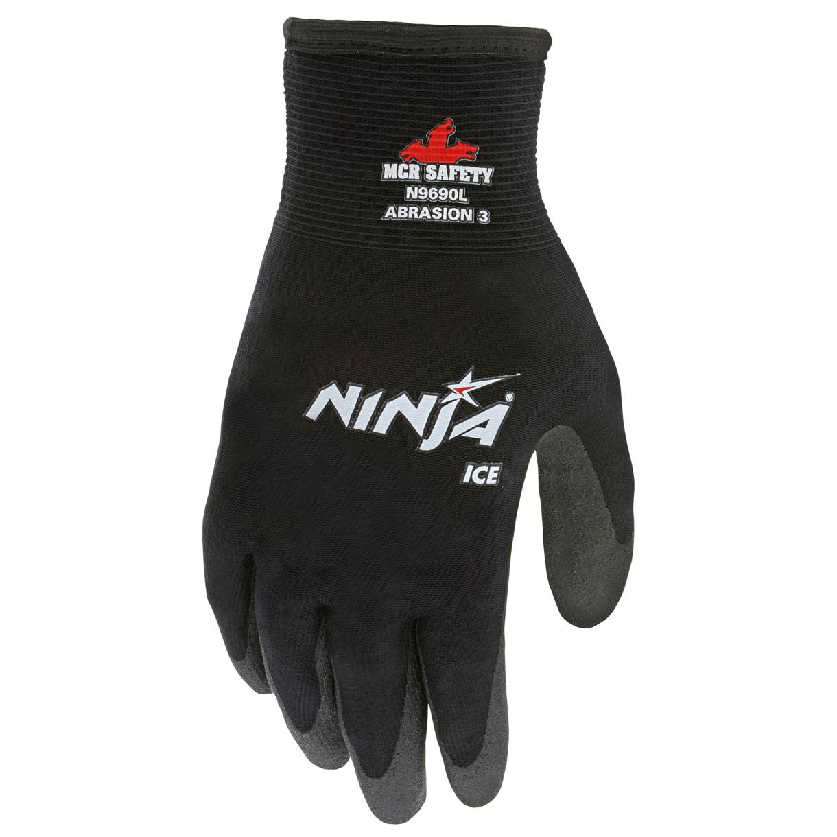 MCR Safety N9690HVXL Ninja Ice Hi-Vis 15 Gauge Lime Nylon Gloves X-Large 
