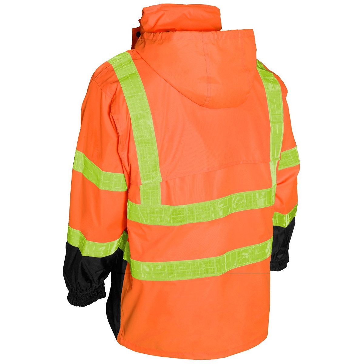 Fits Large and Extra Large ML Kishigo RWJ101 Storm Stopper Pro Rainwear Jacket Orange RWJ101  L-XL 