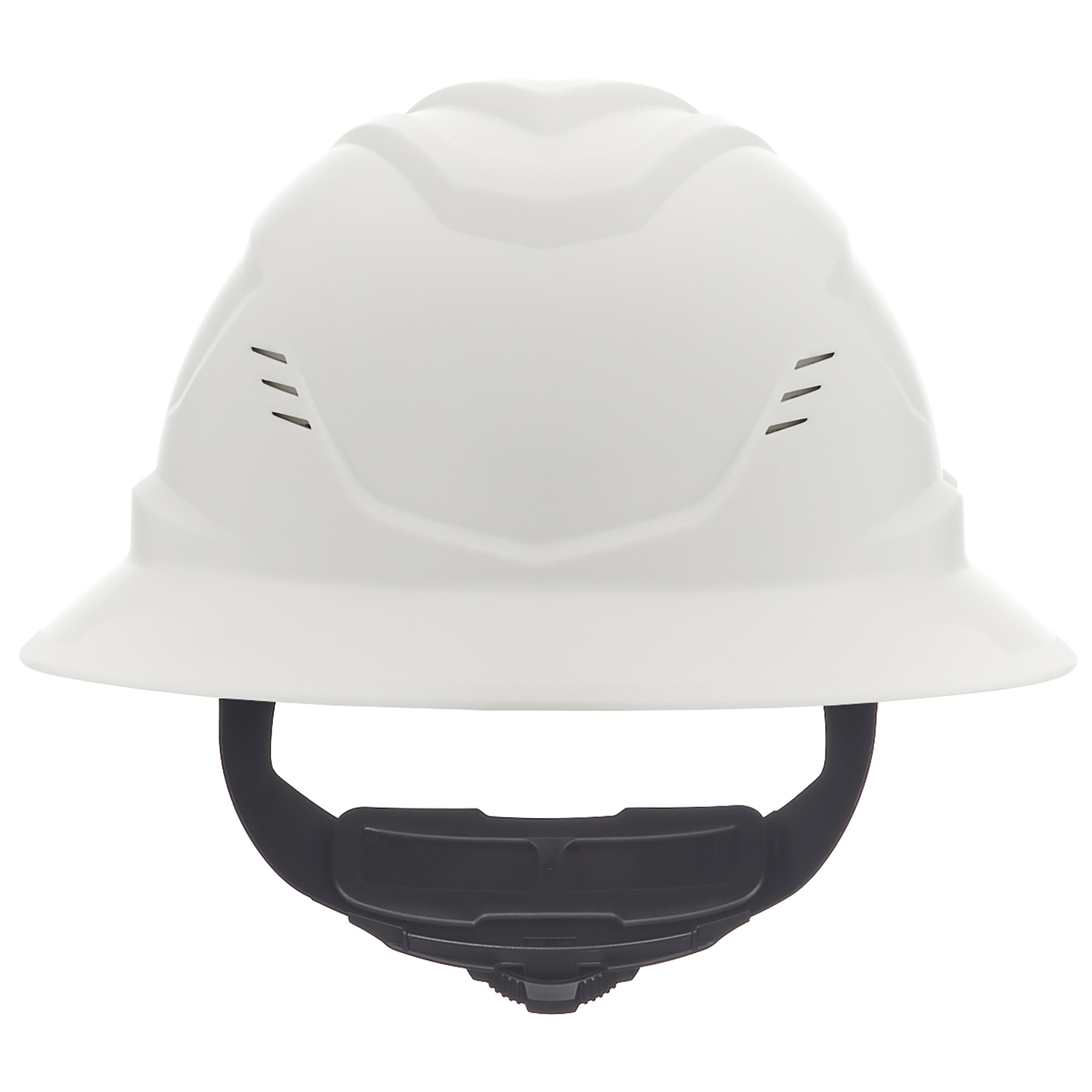 MSA 10215828 V-Gard C1 Vented Full Brim Hard Hat - Ratchet