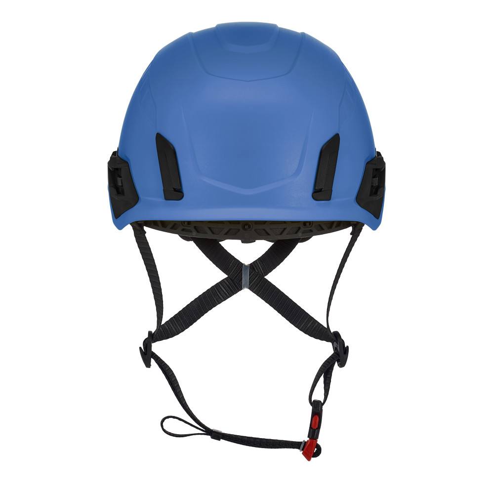 MSA 10242638 V-Gard H2 Safety Helmet - Ratchet Suspension - Blue