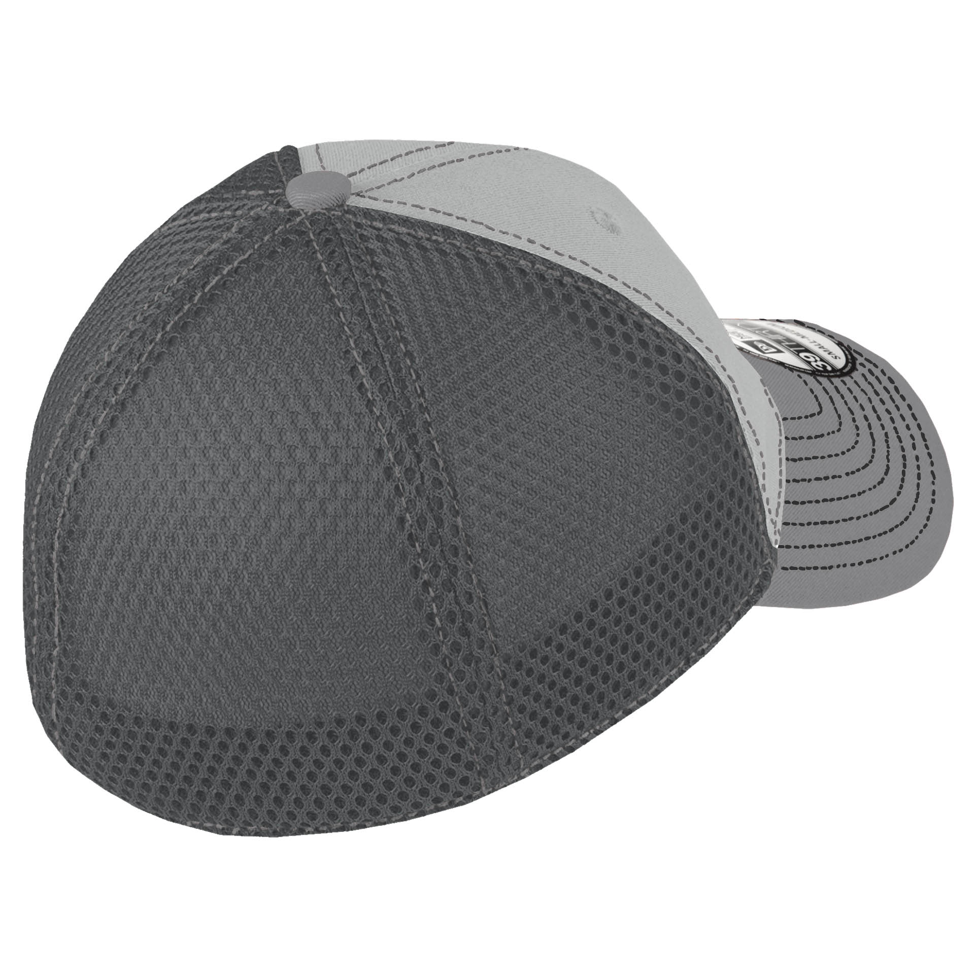 New Era NE1120 Stretch Mesh Contrast Stitch Cap - Grey Steel/Graphite ...