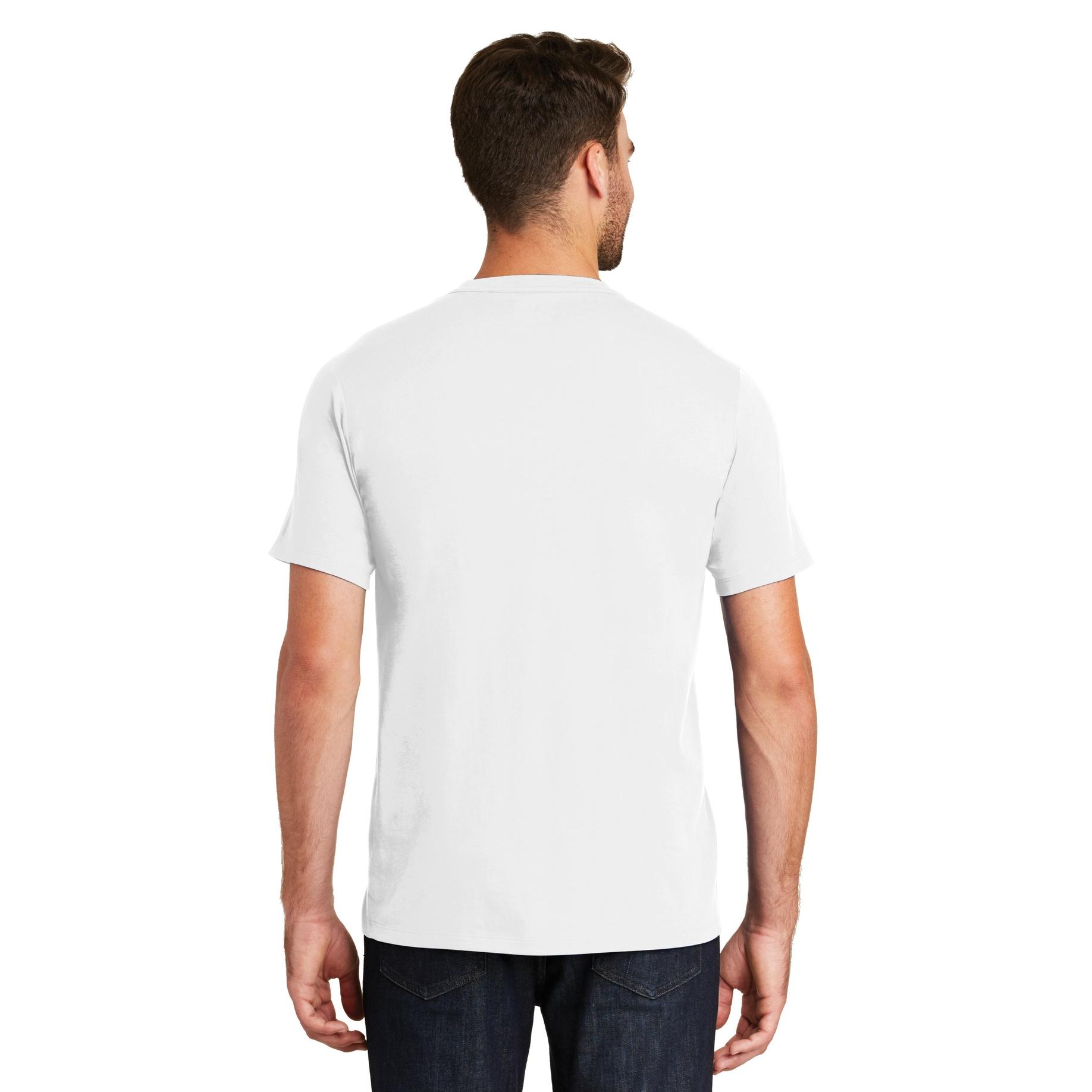 New Era Heritage Blend Crew Tee. NEA100 L White