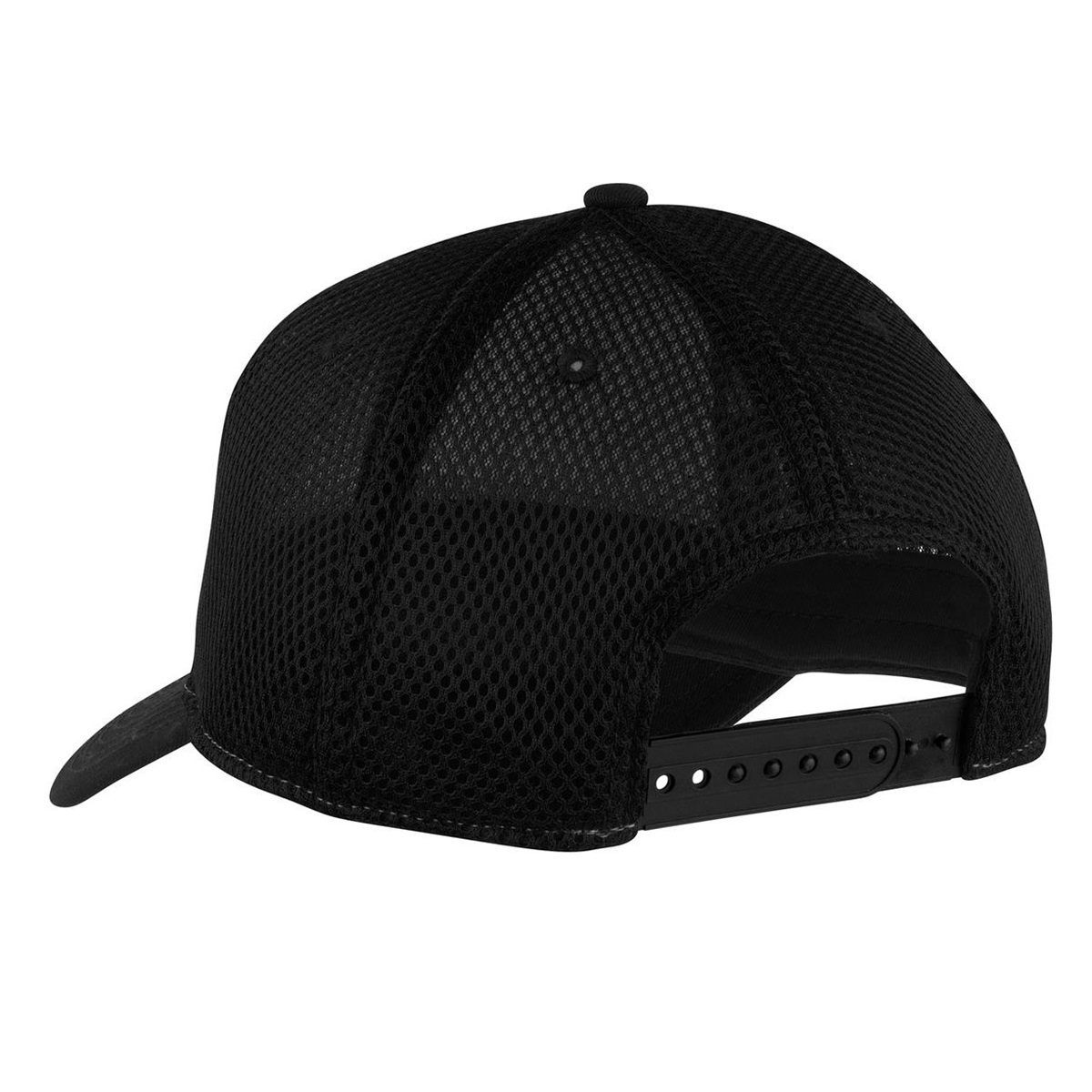 New Era NE204 Snapback Contrast Front Mesh Cap - Black/Black | Full Source