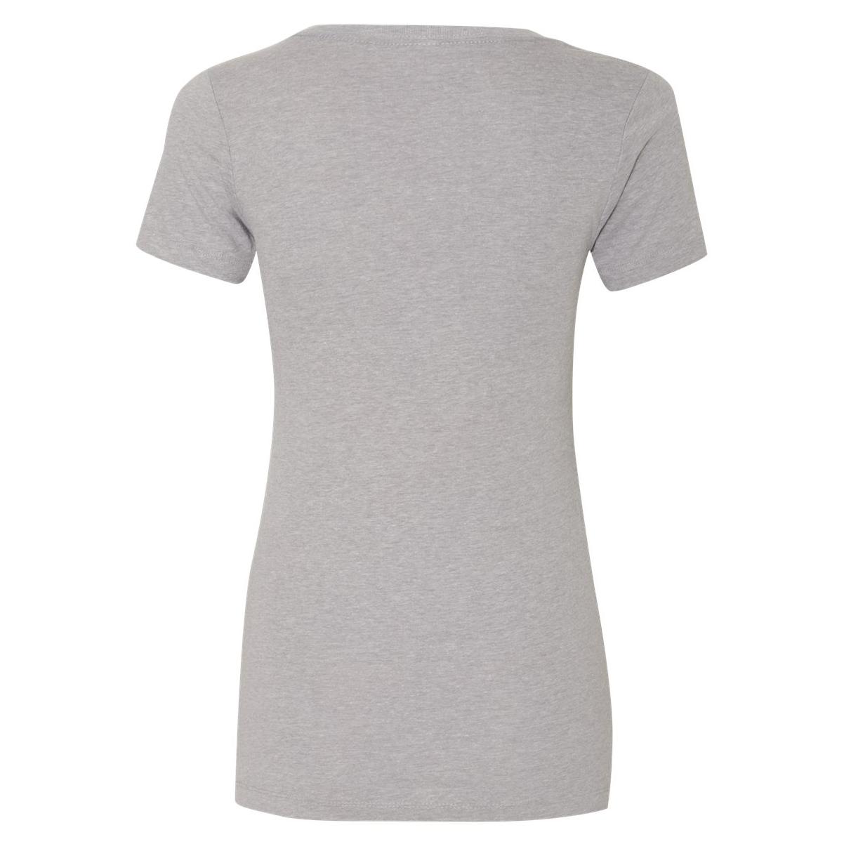 Next Level Ladies' Ideal V-Neck T-Shirt - Heather Gray, XS