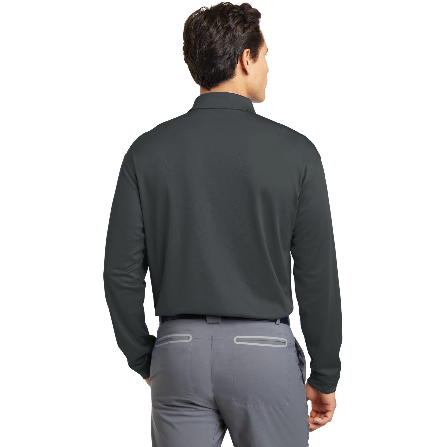Nike 466364 Long Sleeve Dri-FIT Stretch Tech Polo - Anthracite ...