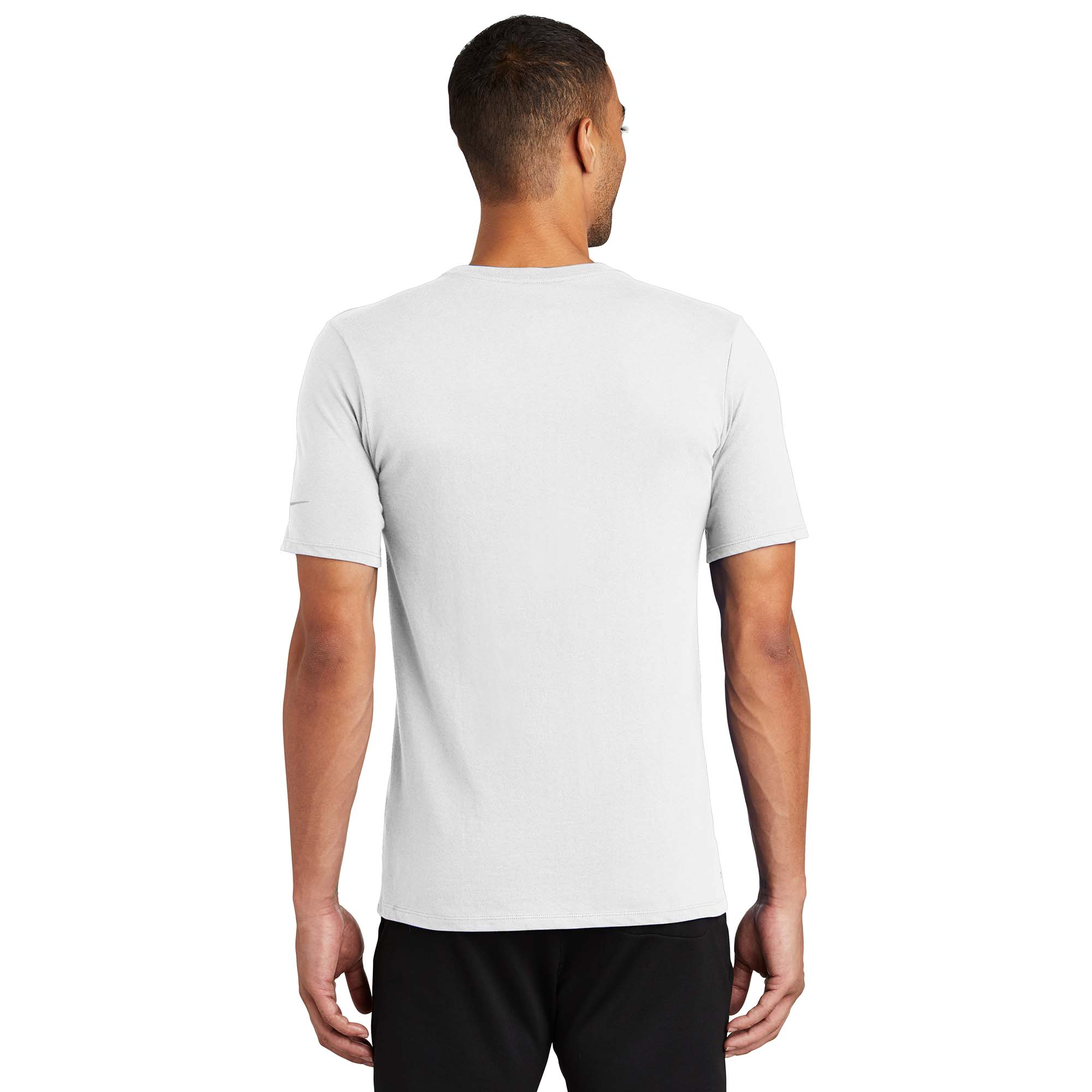 Nike NKBQ5231 Dri-FIT Cotton/Poly Short Sleeve Tee - White | Full Source