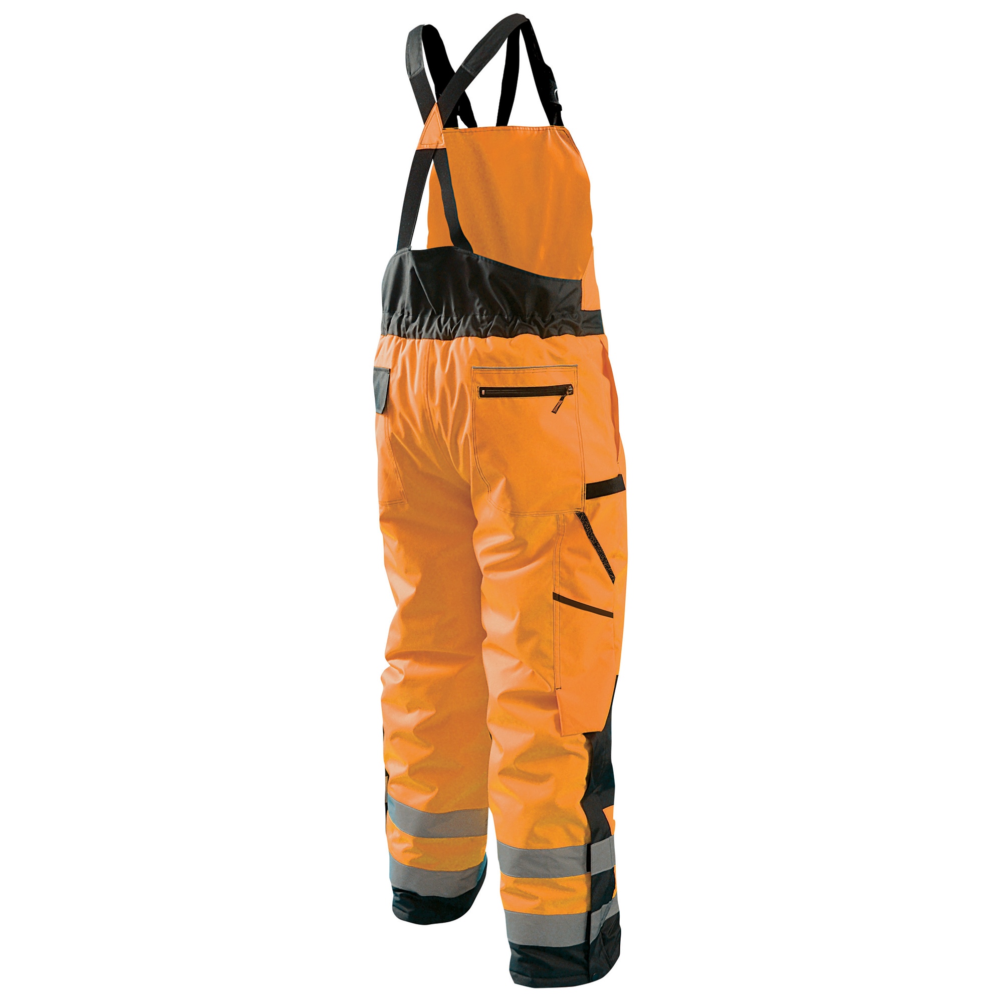 OccuNomix LUX-WBIB Class E Cold Weather Bib Pants - Orange