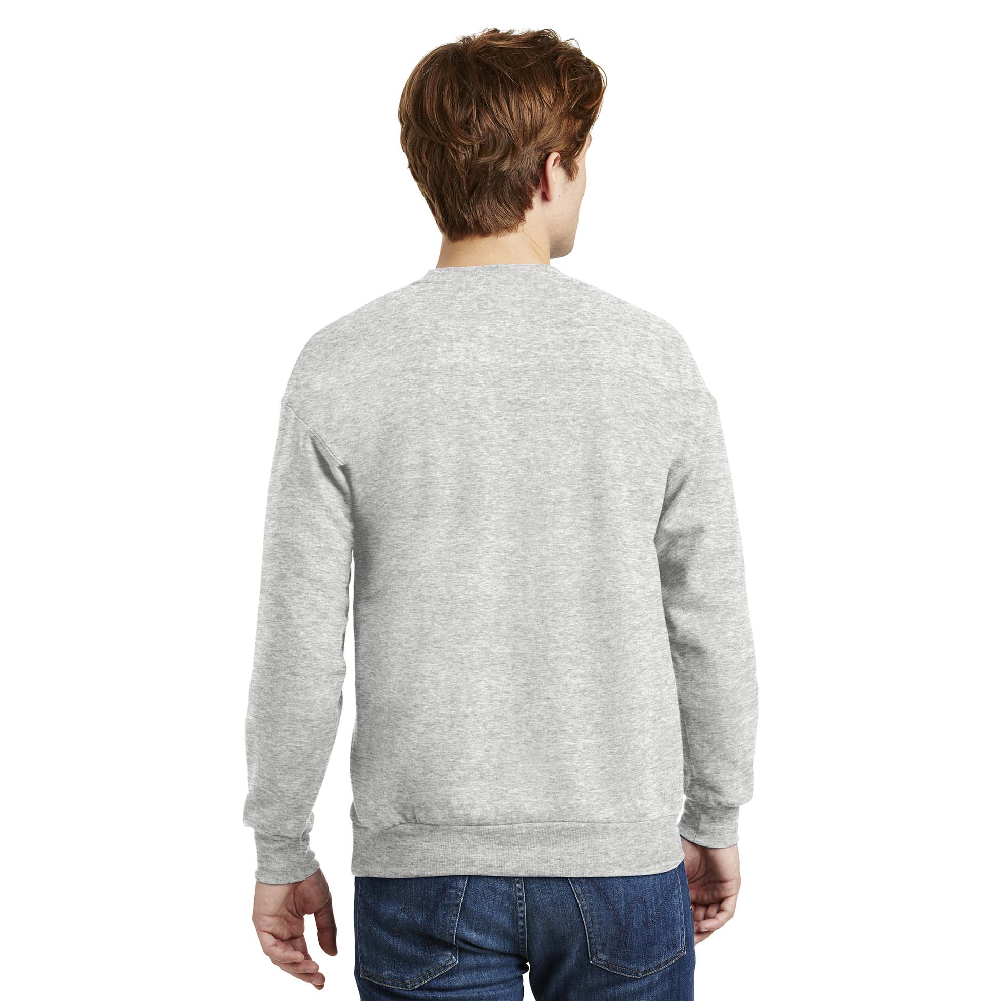 Hanes P160 EcoSmart Crewneck Sweatshirt - Ash | Full Source