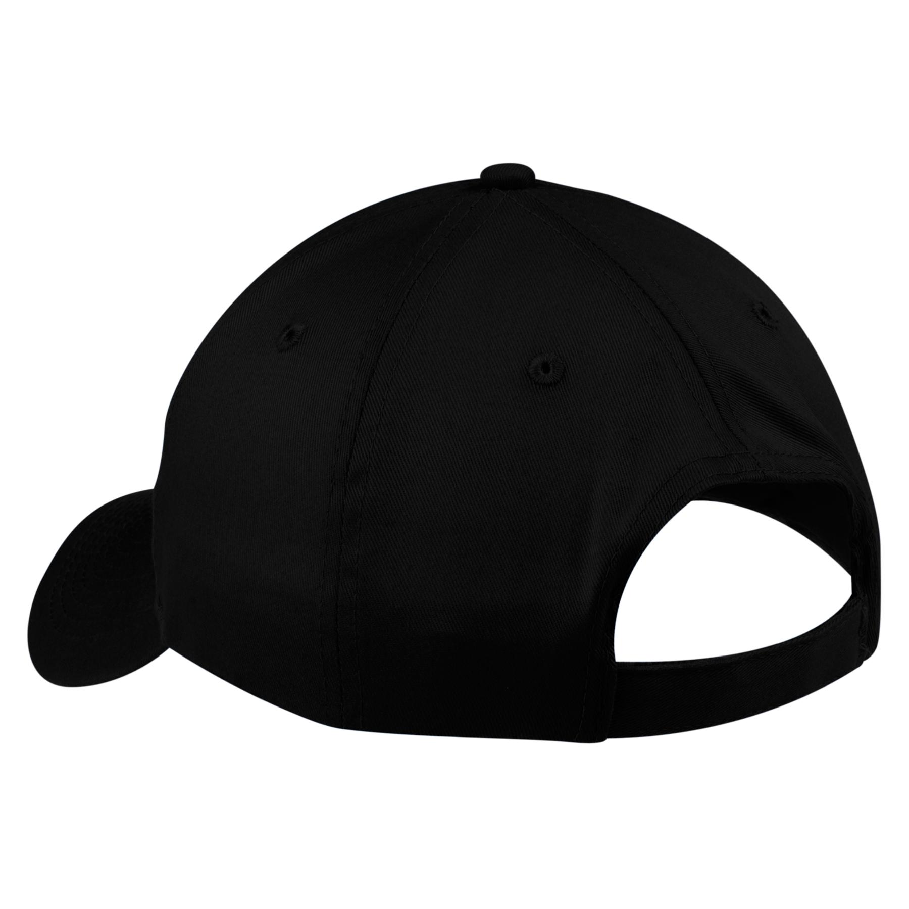 Port & Company CP80 Six-Panel Twill Cap - Black | Full Source