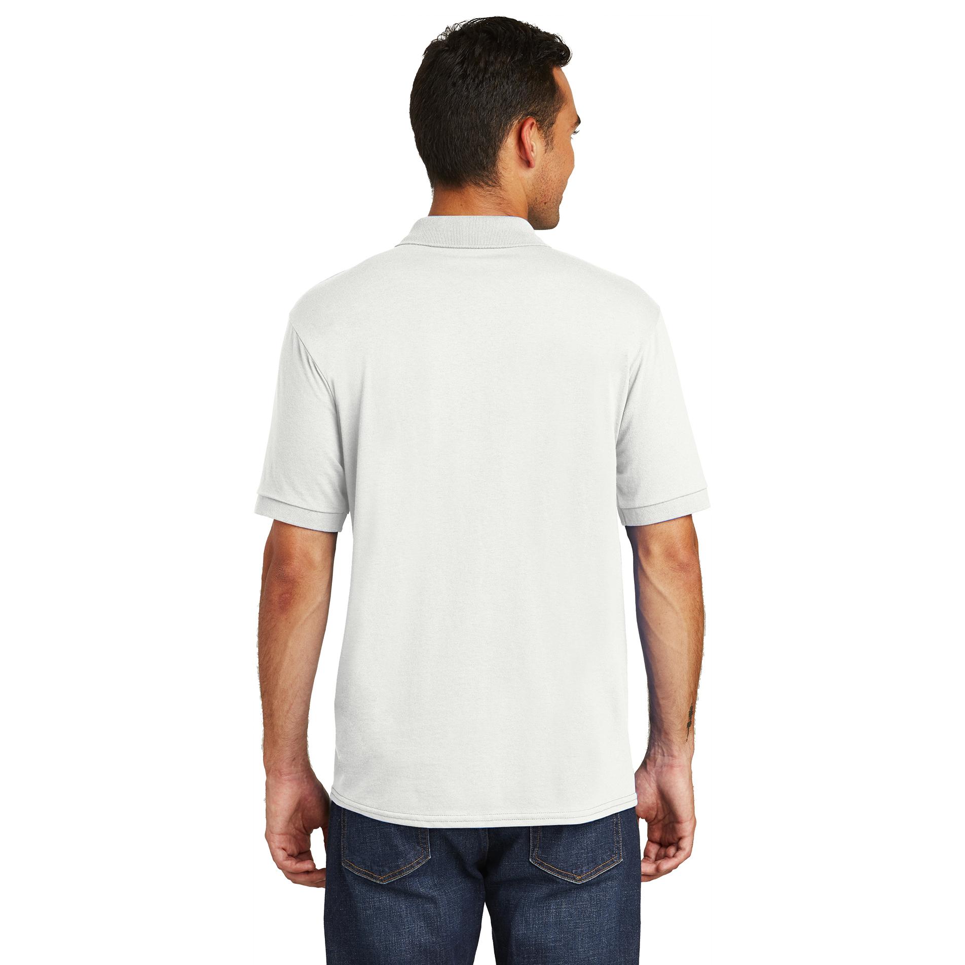 Port & Company KP55 Core Blend Jersey Knit Polo - White | Full Source