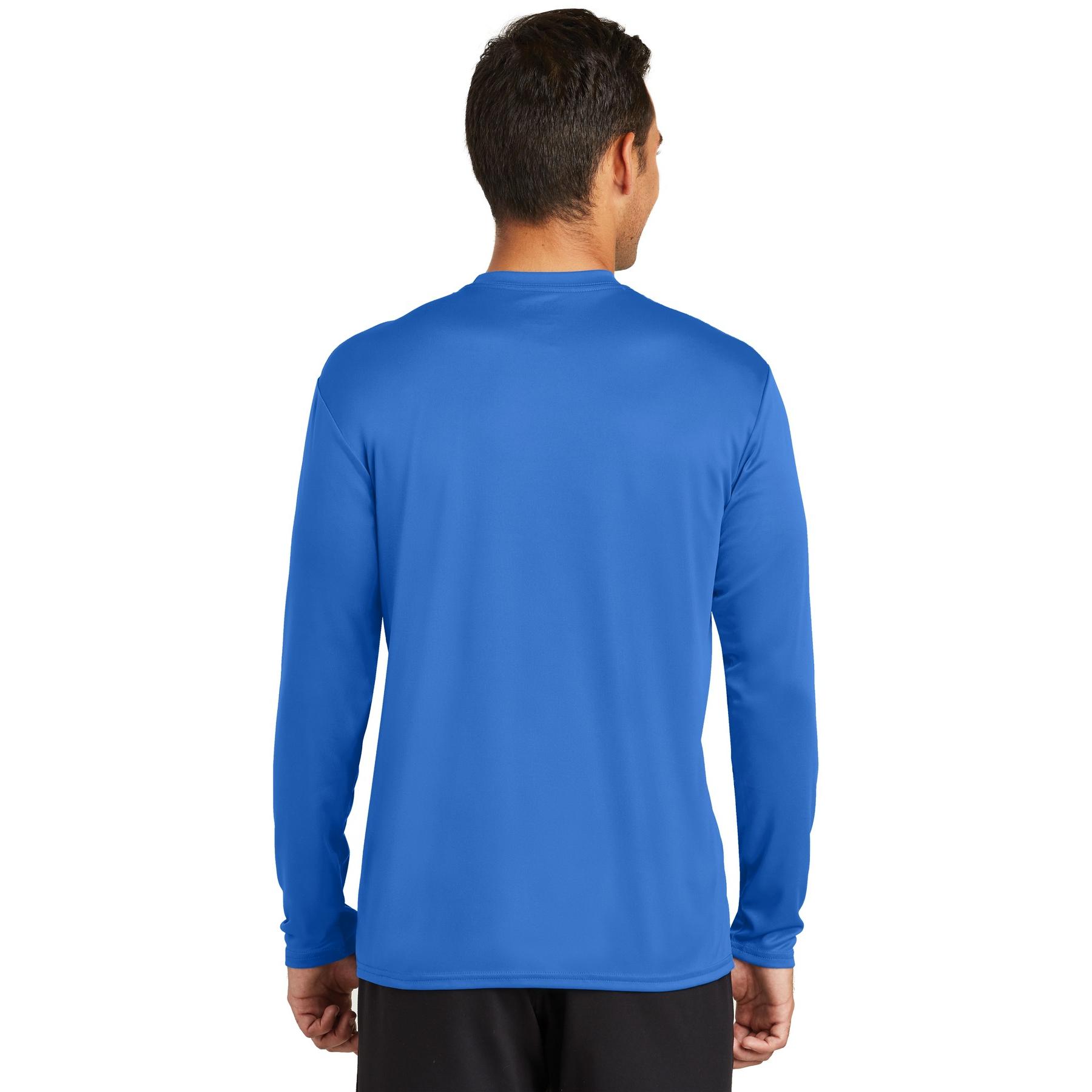 Port & Company PC380LS Long Sleeve Performance Tee - Royal | Full Source